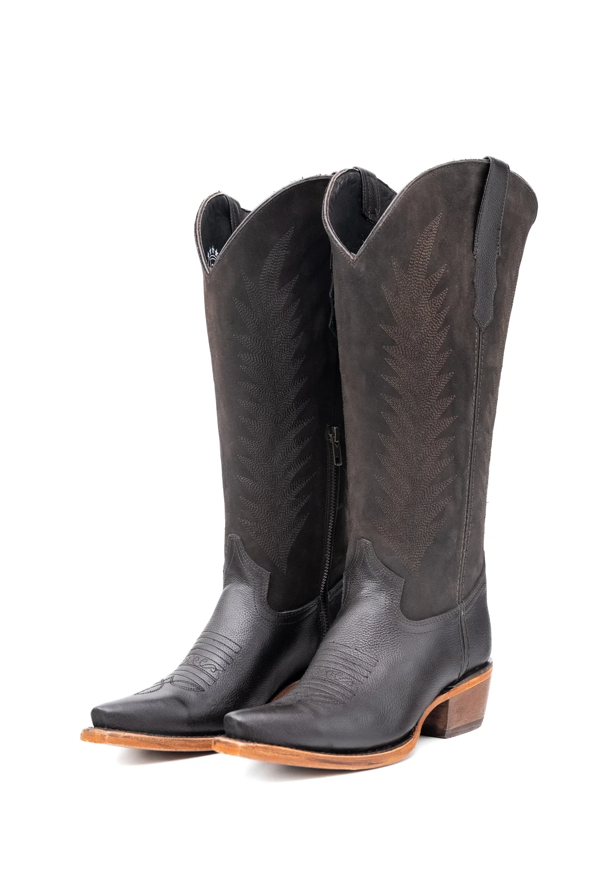 Sierra Midi Wide Calf Snip Toe Cowgirl Boot - Image 13