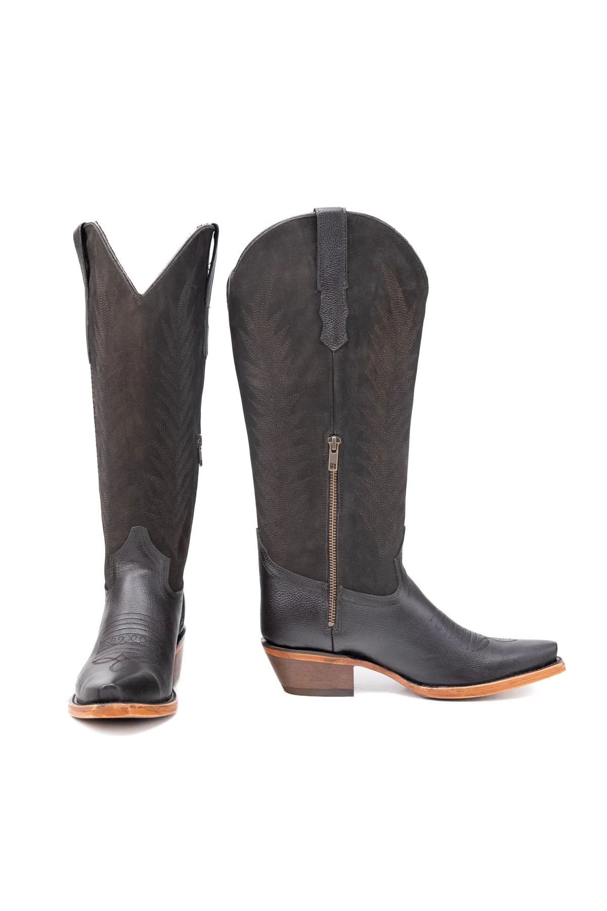 Sierra Midi Wide Calf Snip Toe Cowgirl Boot - Image 16
