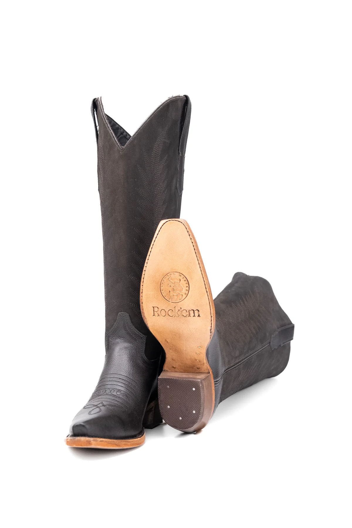 Sierra Midi Wide Calf Snip Toe Cowgirl Boot - Image 17
