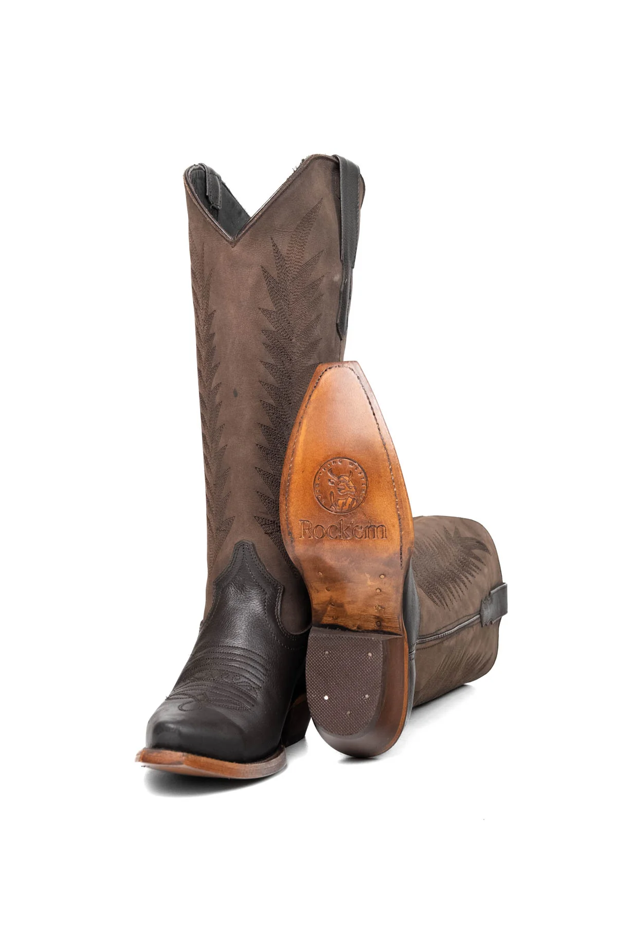 Sierra Midi Wide Calf Snip Toe Cowgirl Boot - Image 5