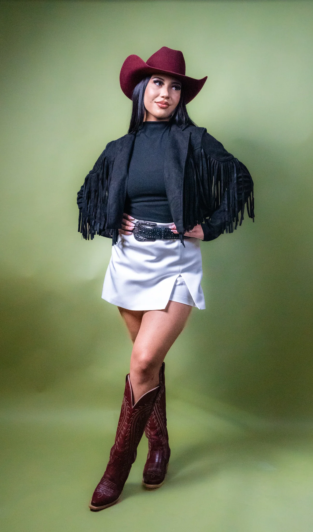 Millie Side Slit Mini Skort - Image 3