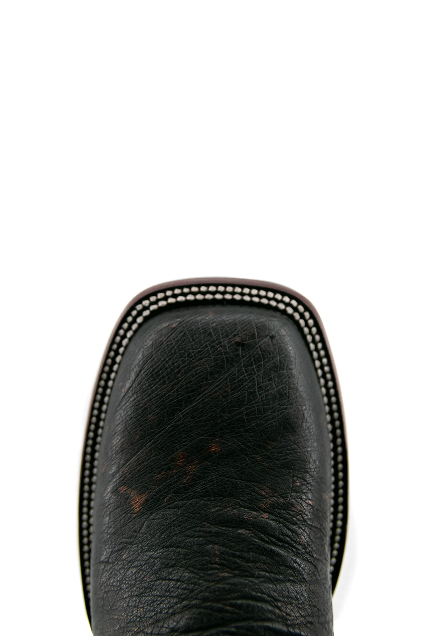 Smooth Ostrich Square Toe Exotic Cowboy Boot - Image 10