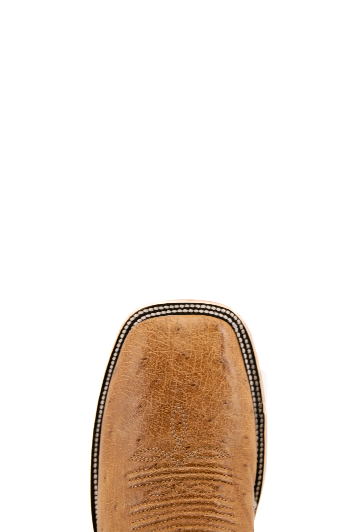 Smooth Ostrich Square Toe Exotic Cowboy Boot - Image 5