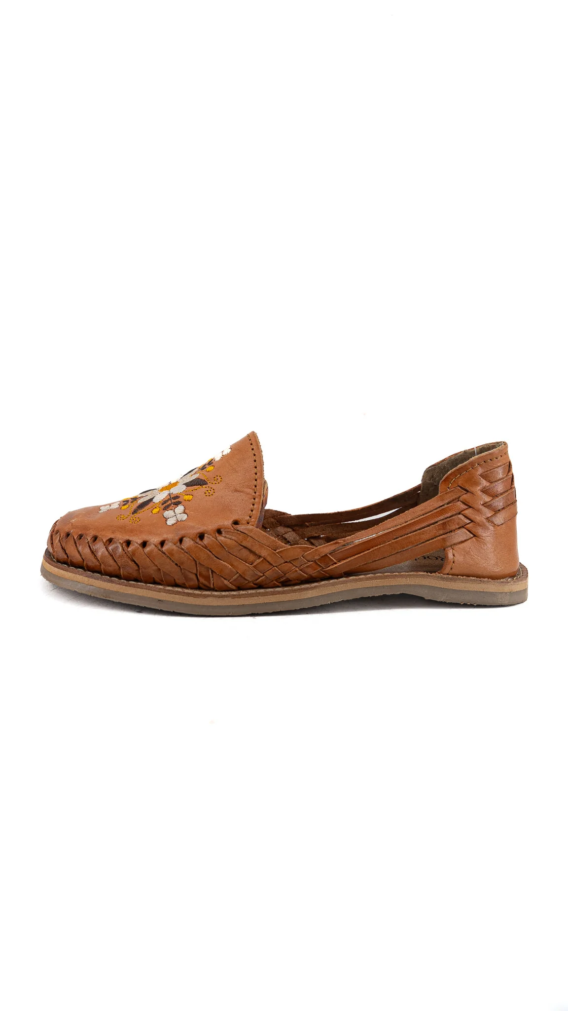 Sofia Leather Rose Shoe Huarache - Image 2