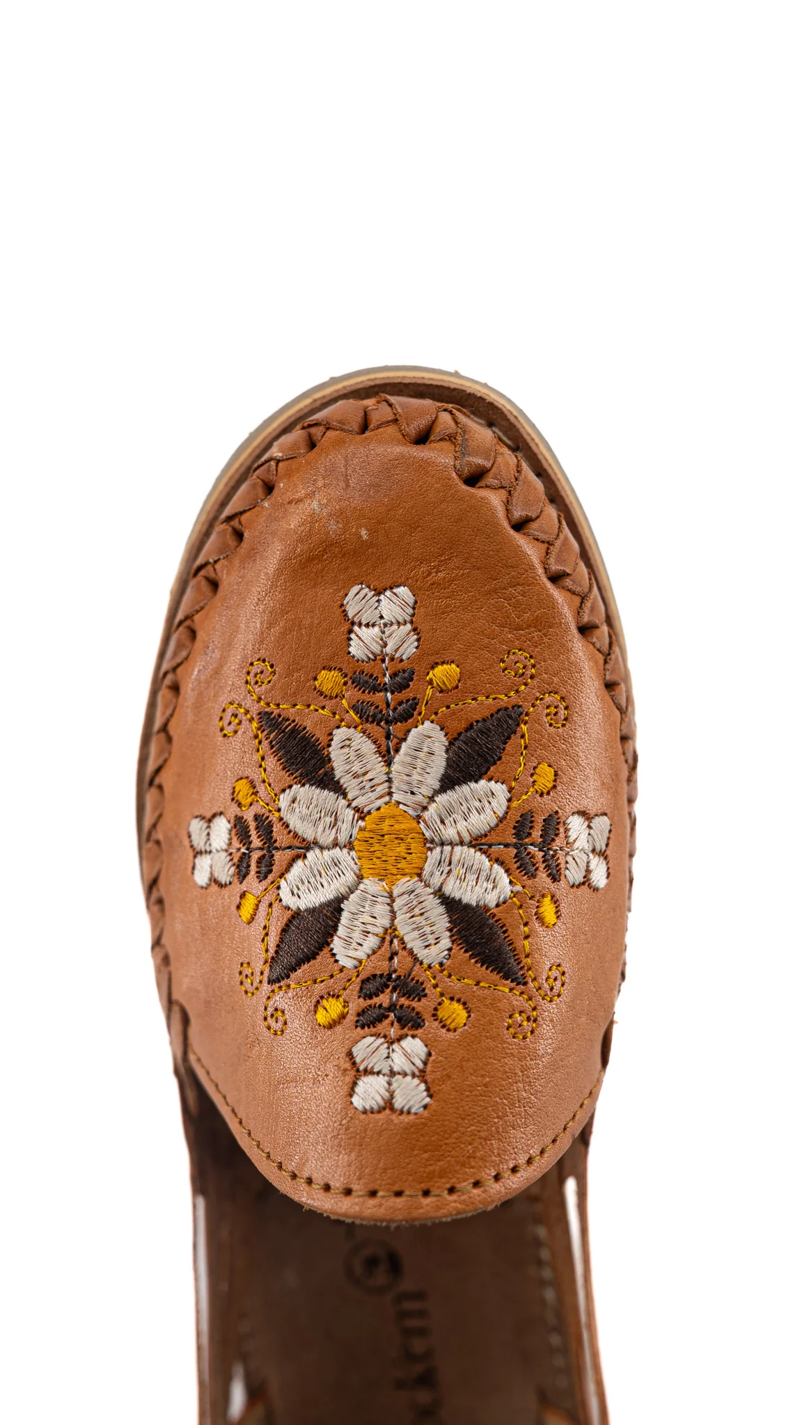 Sofia Leather Rose Shoe Huarache - Image 3