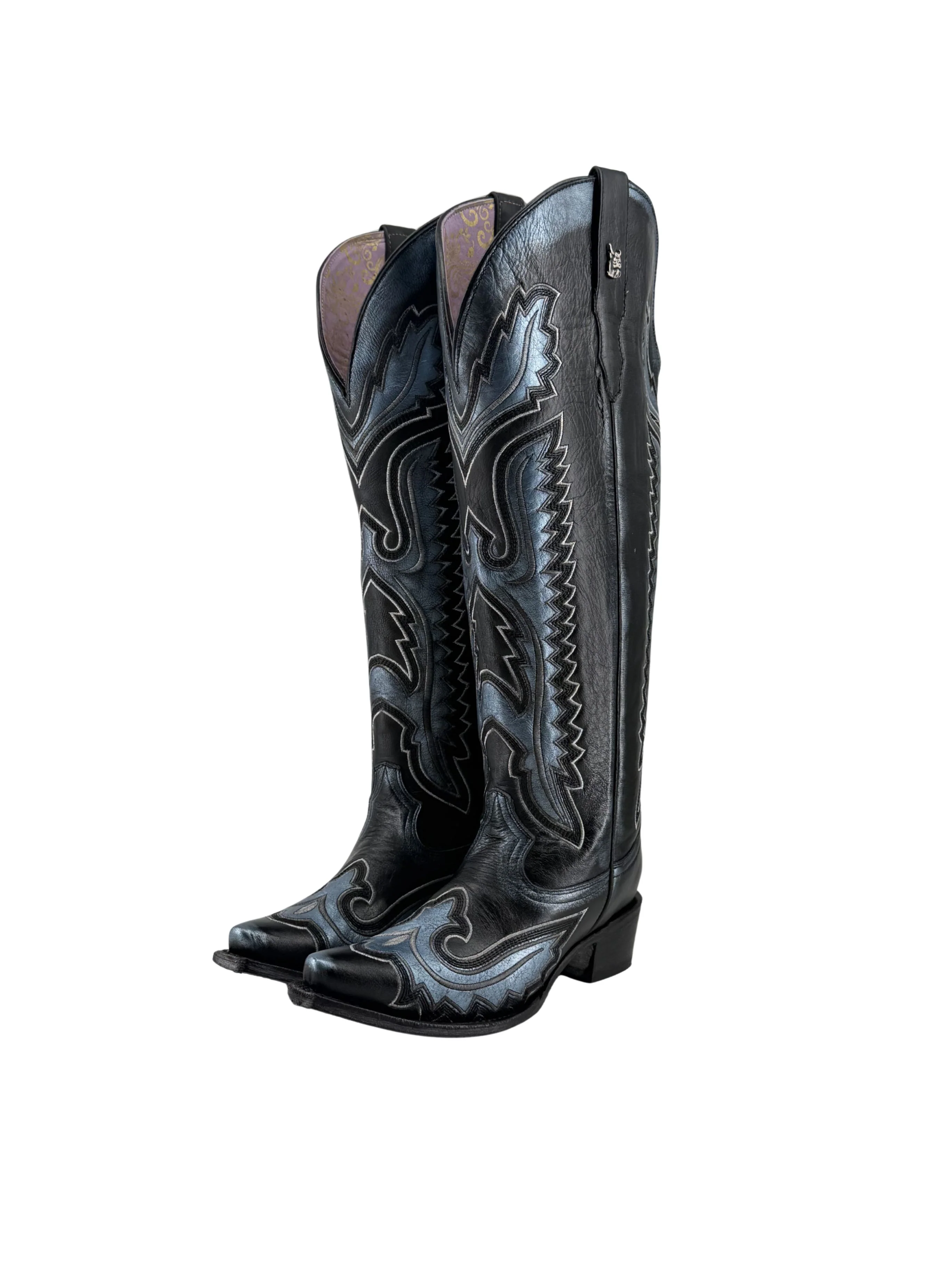 Stacy Tall Wide Calf Snip Toe Cowgirl Boot - Image 3