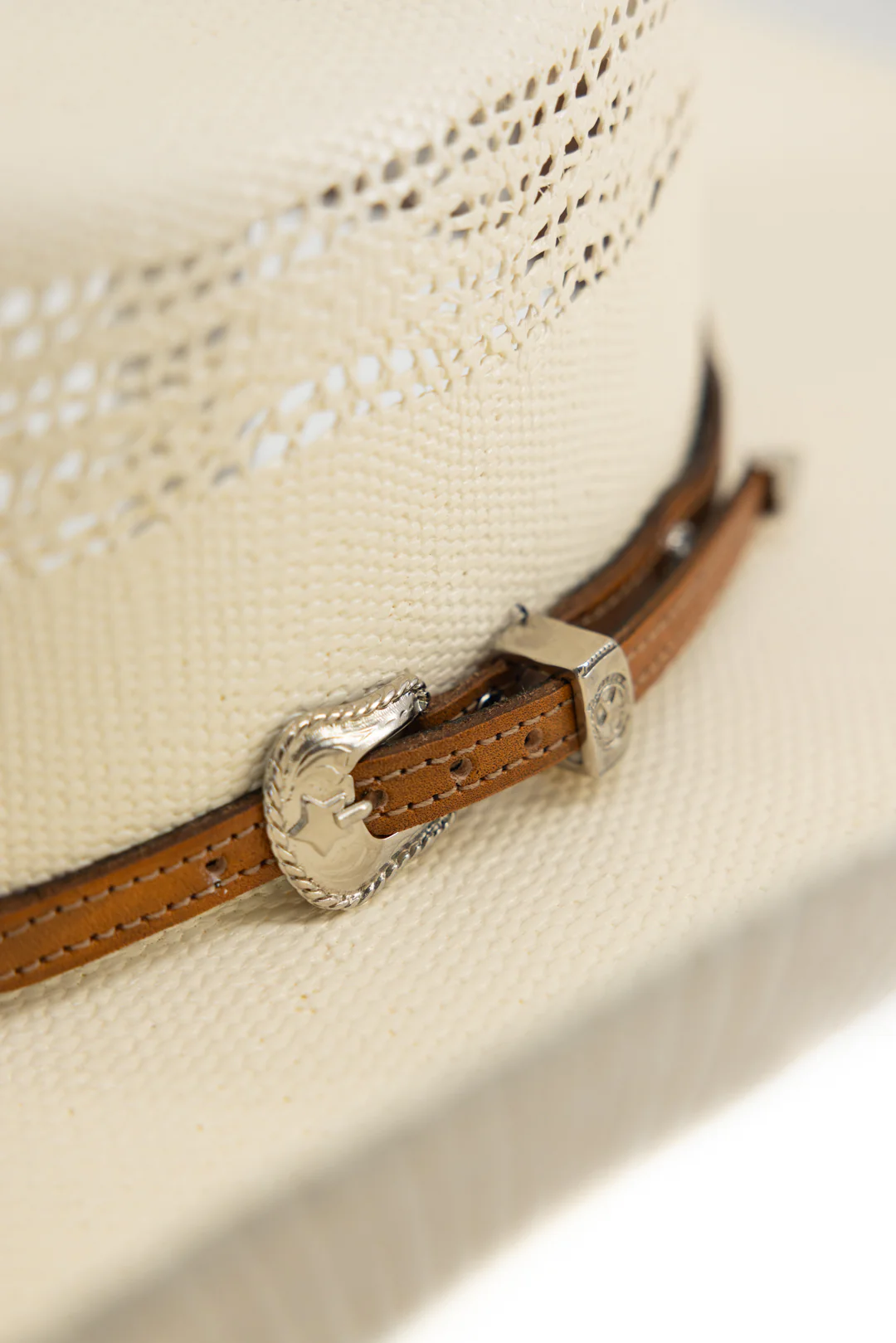 Starburst Leather Hat Band - Image 3