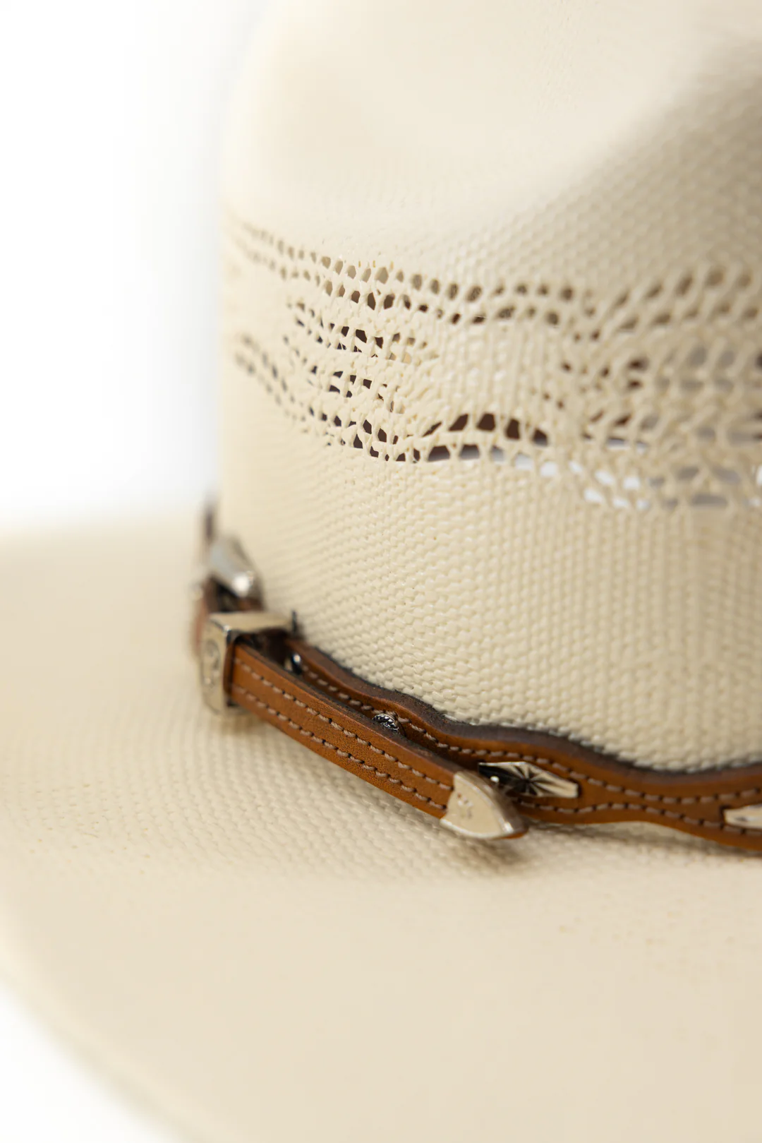 Starburst Leather Hat Band - Image 4