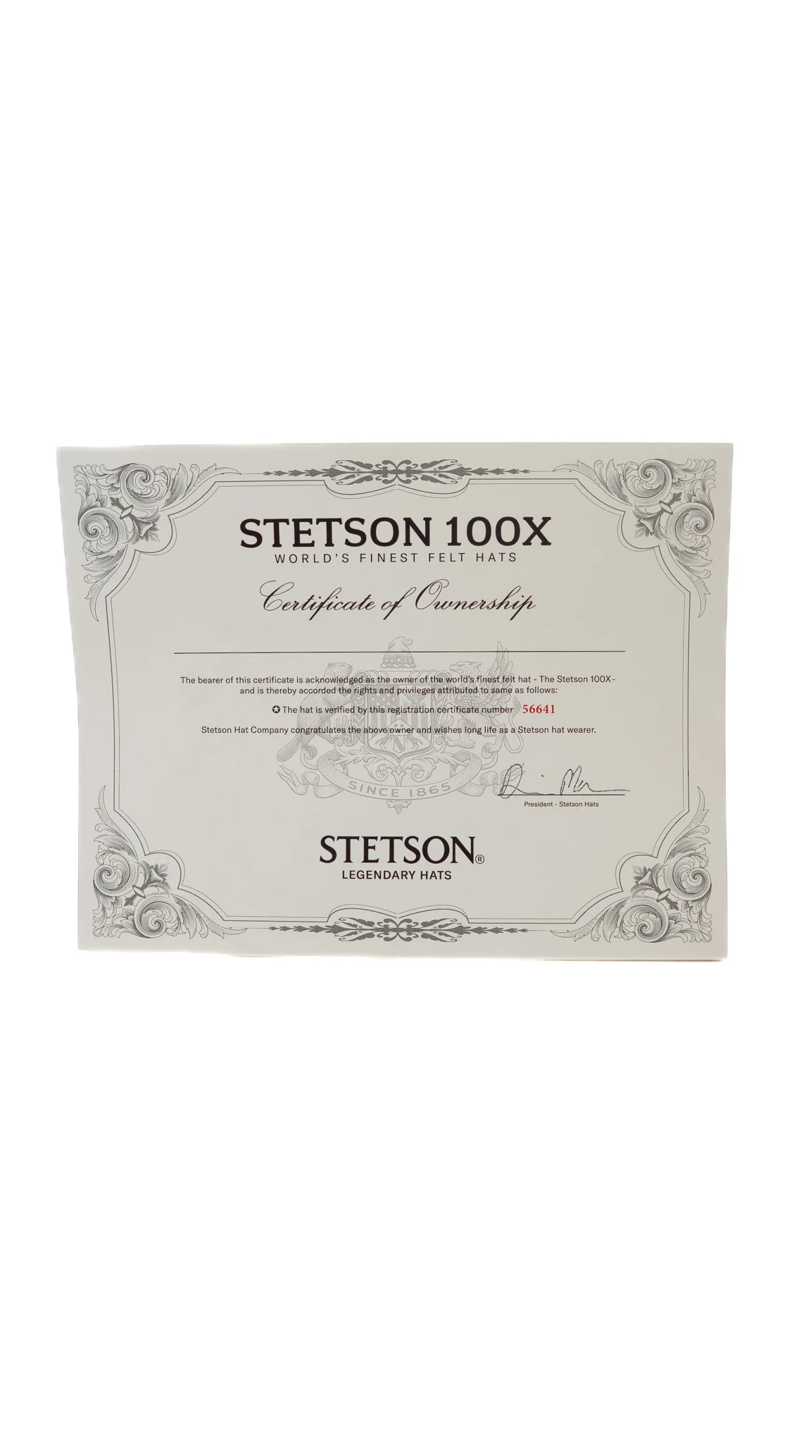 Stetson El Presidente 100X Premier Cowboy Hat - Image 12