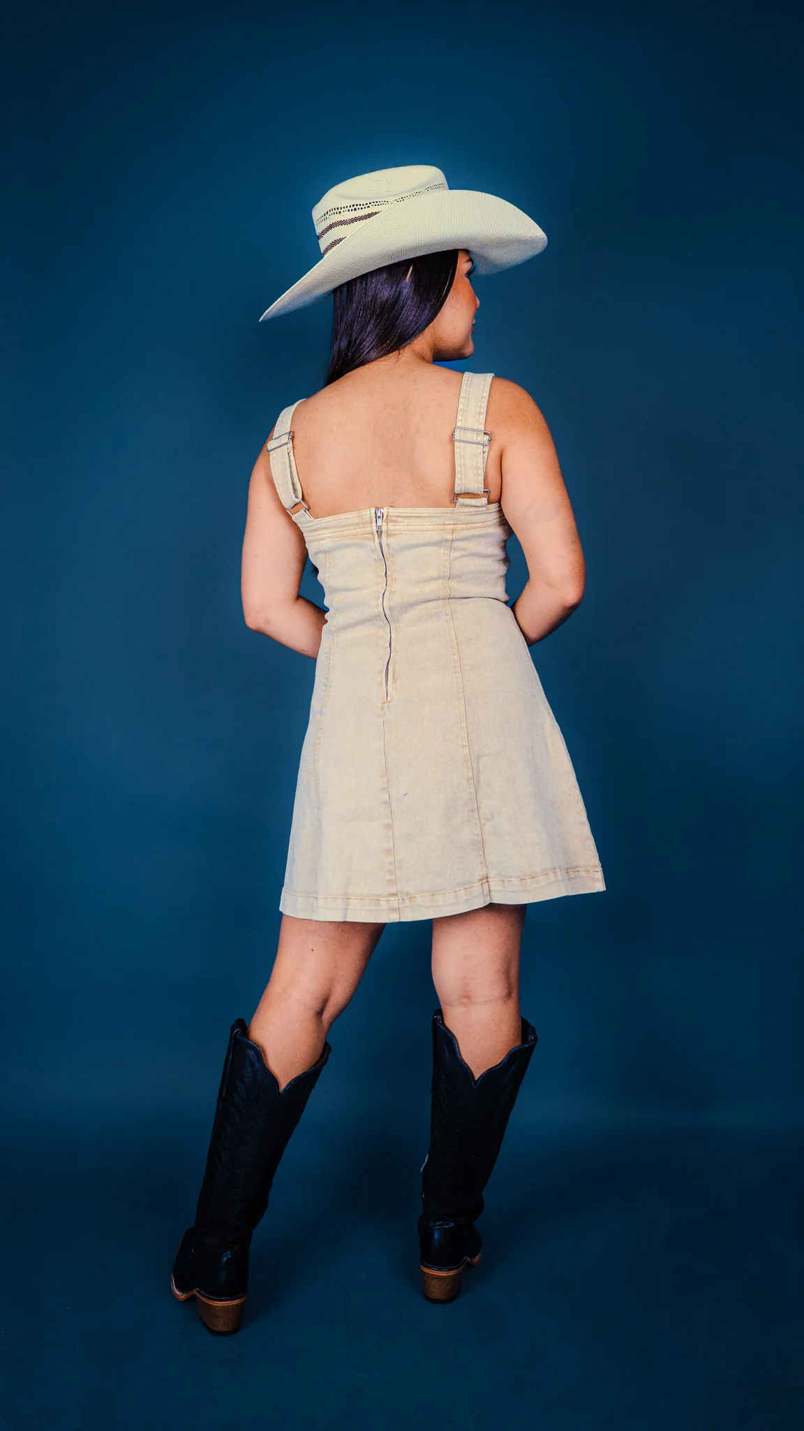 Emmy Studded Buckle Dress - Image 3