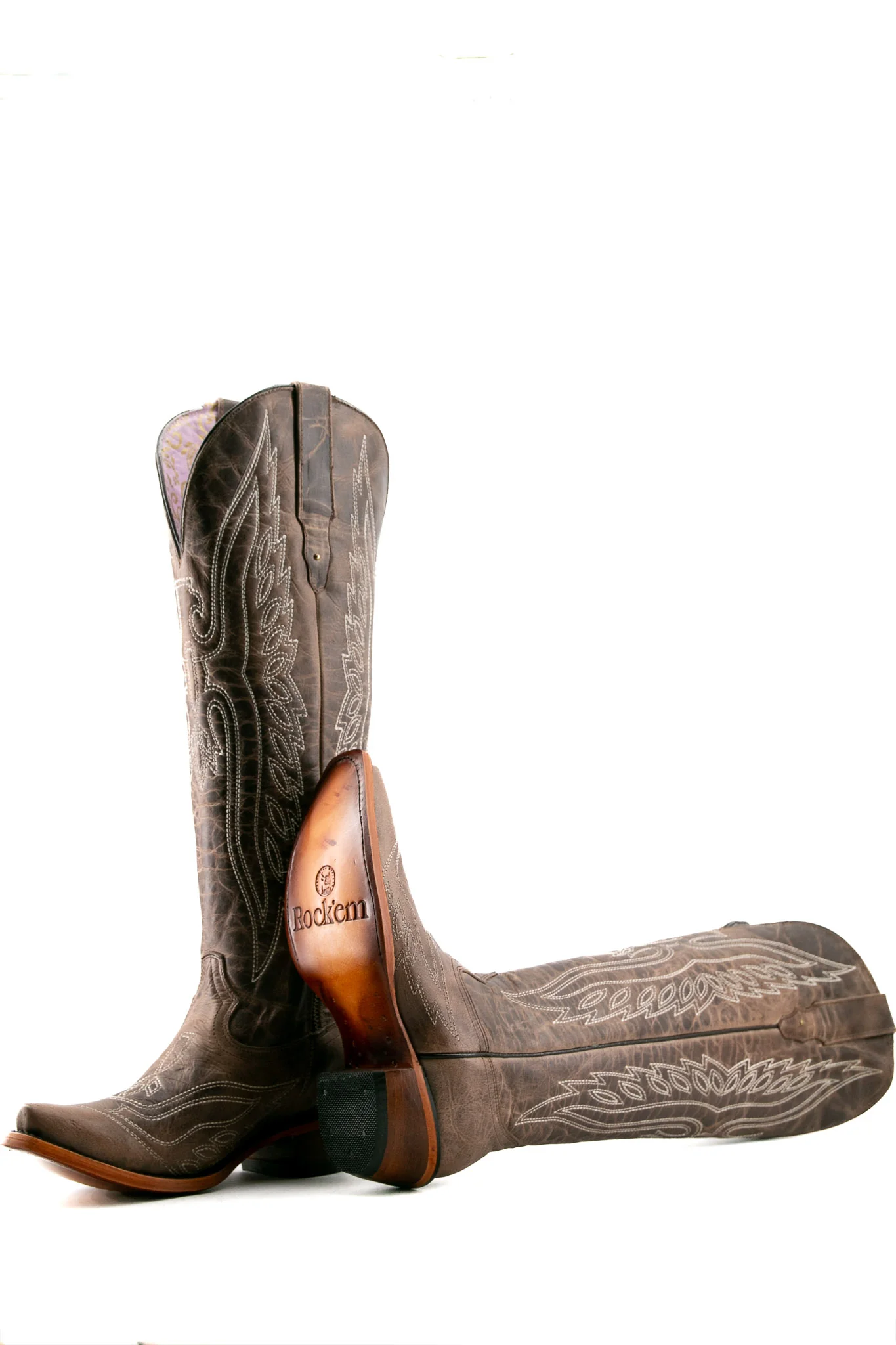 Taylor Tall Snip Toe Cowgirl Boot - Image 5