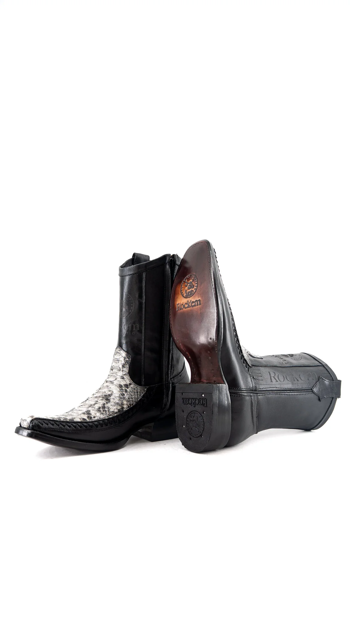 Tenner Python Narrow Toe Cowboy Boot - Image 3