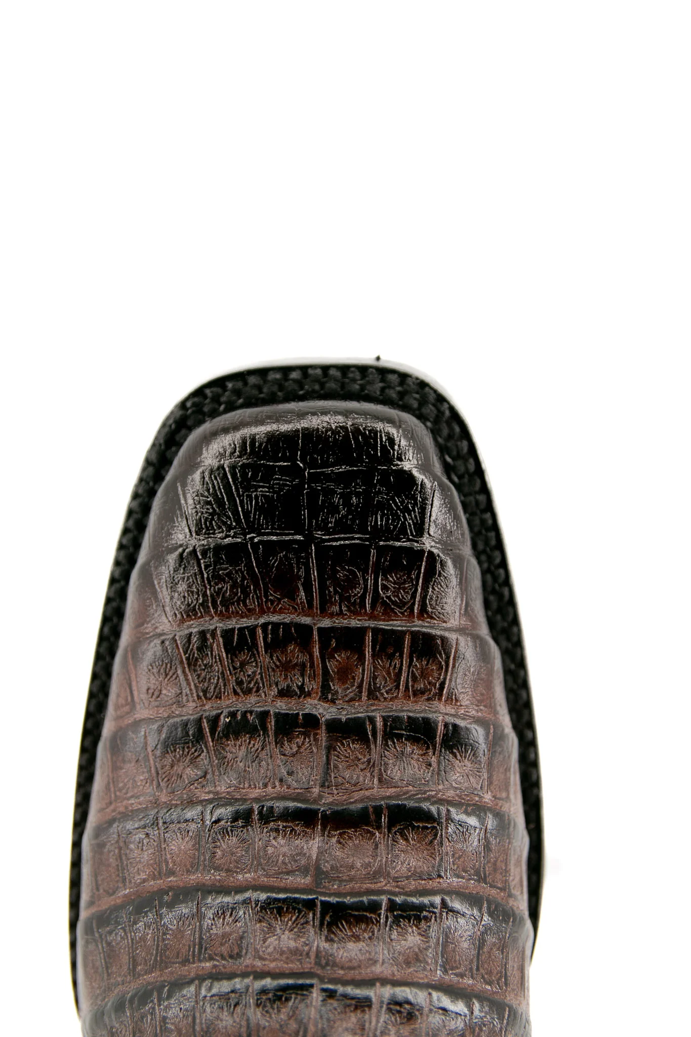 Caiman Belly Rodeo Toe Cowboy Boot - Image 10