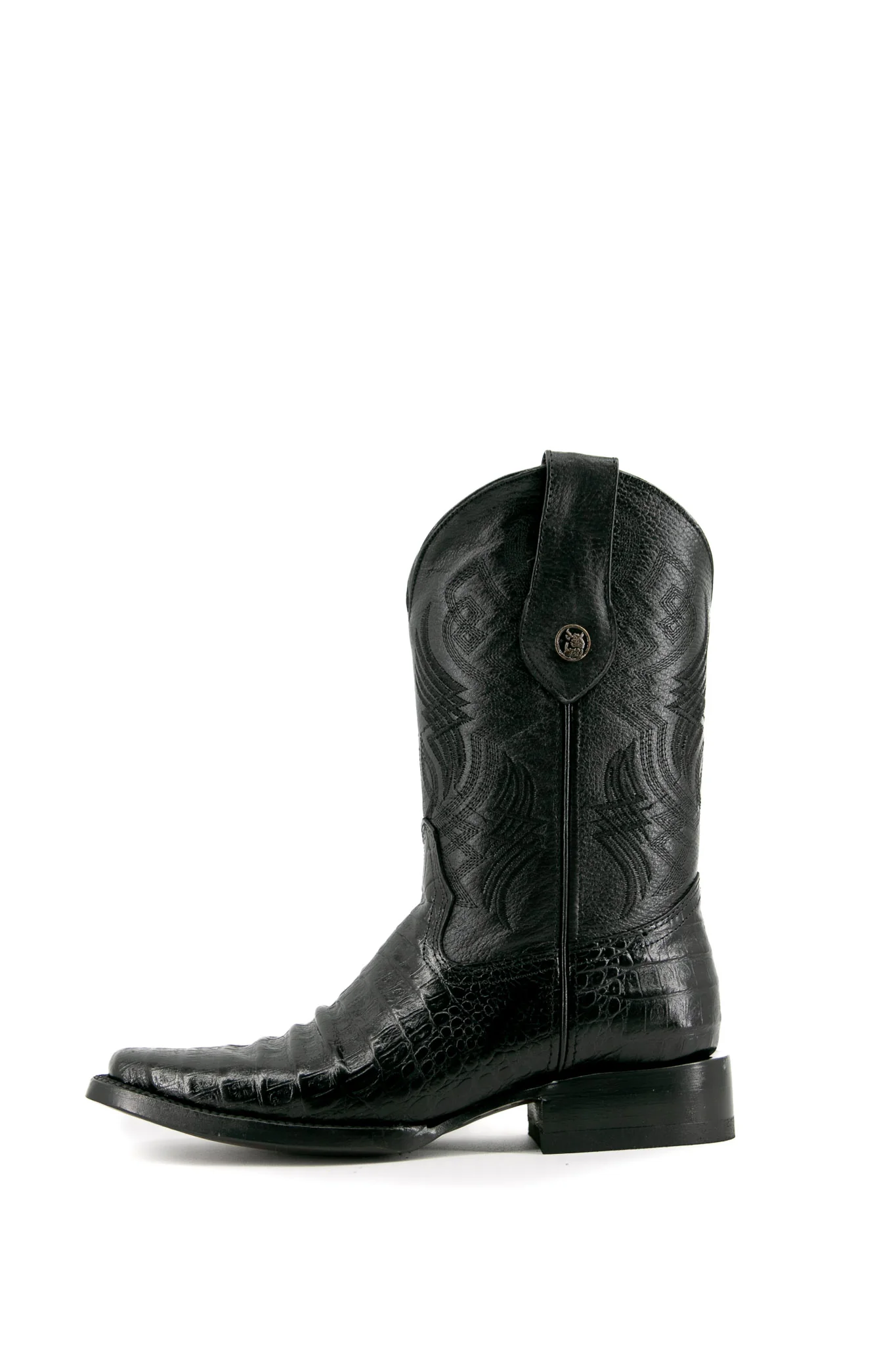 Caiman Belly Rodeo Toe Cowboy Boot - Image 2