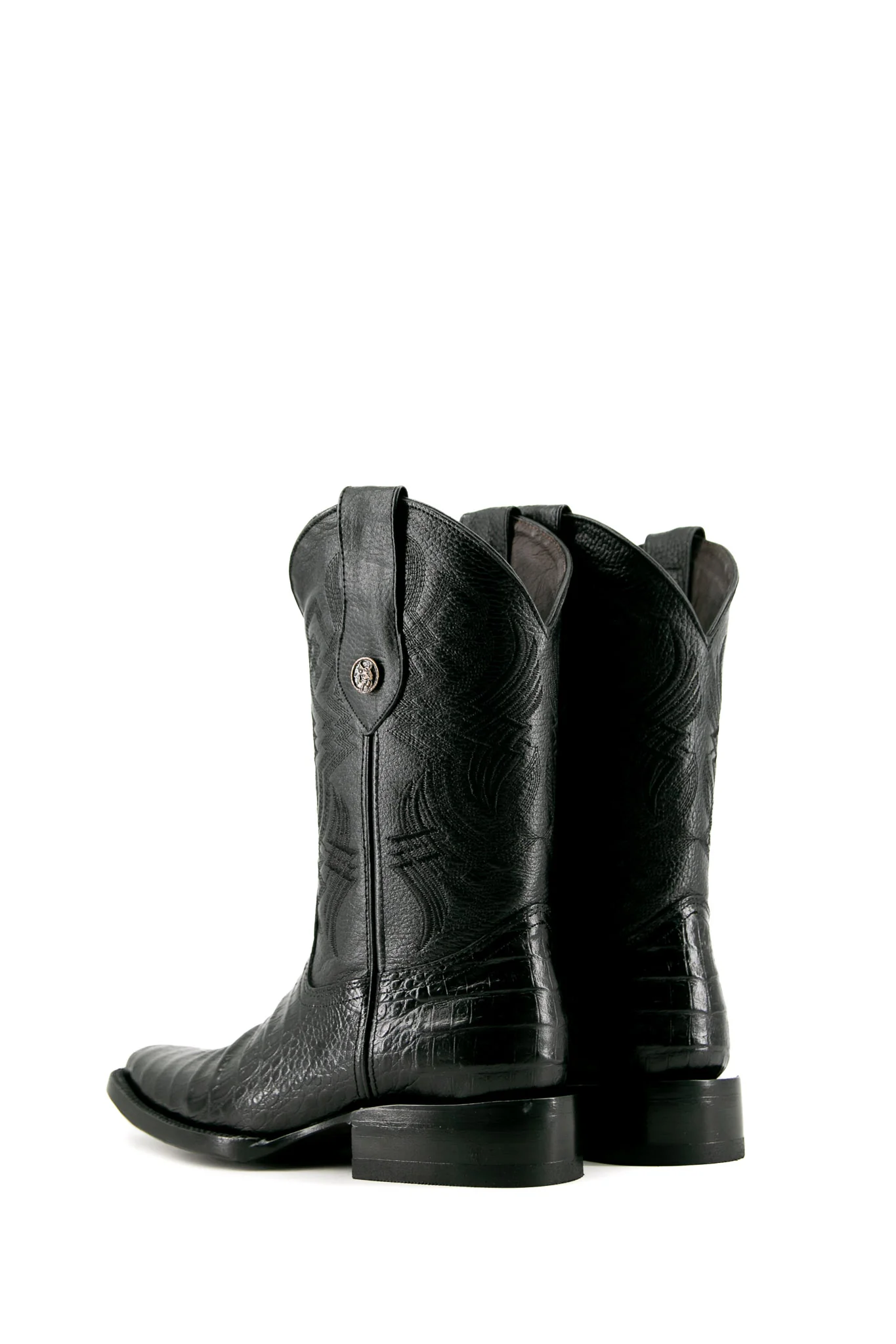 Caiman Belly Rodeo Toe Cowboy Boot - Image 3