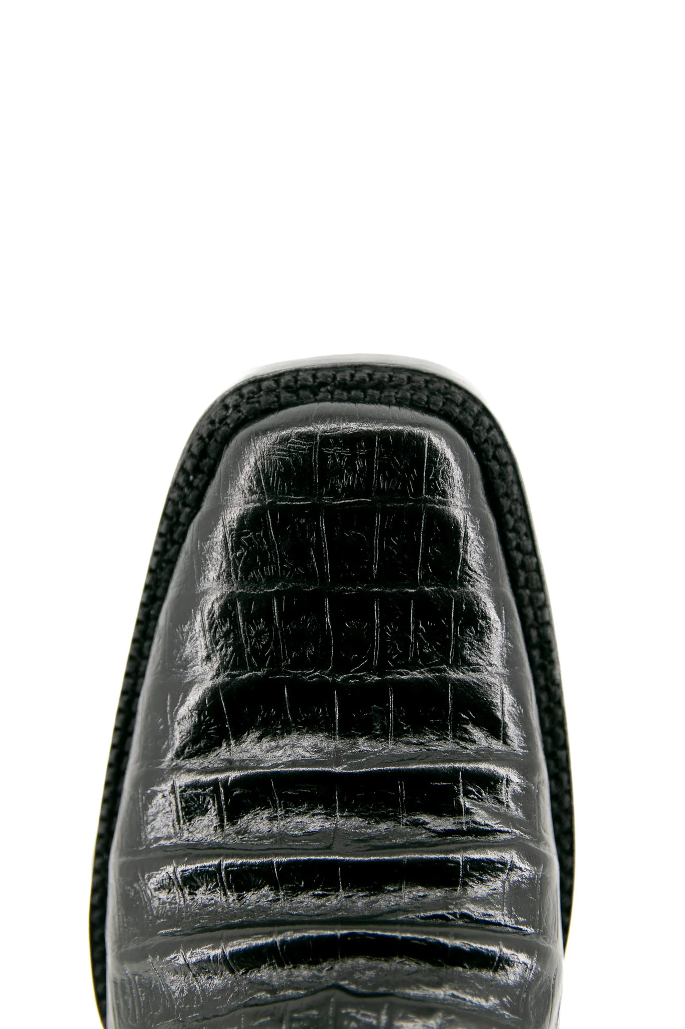 Caiman Belly Rodeo Toe Cowboy Boot - Image 5