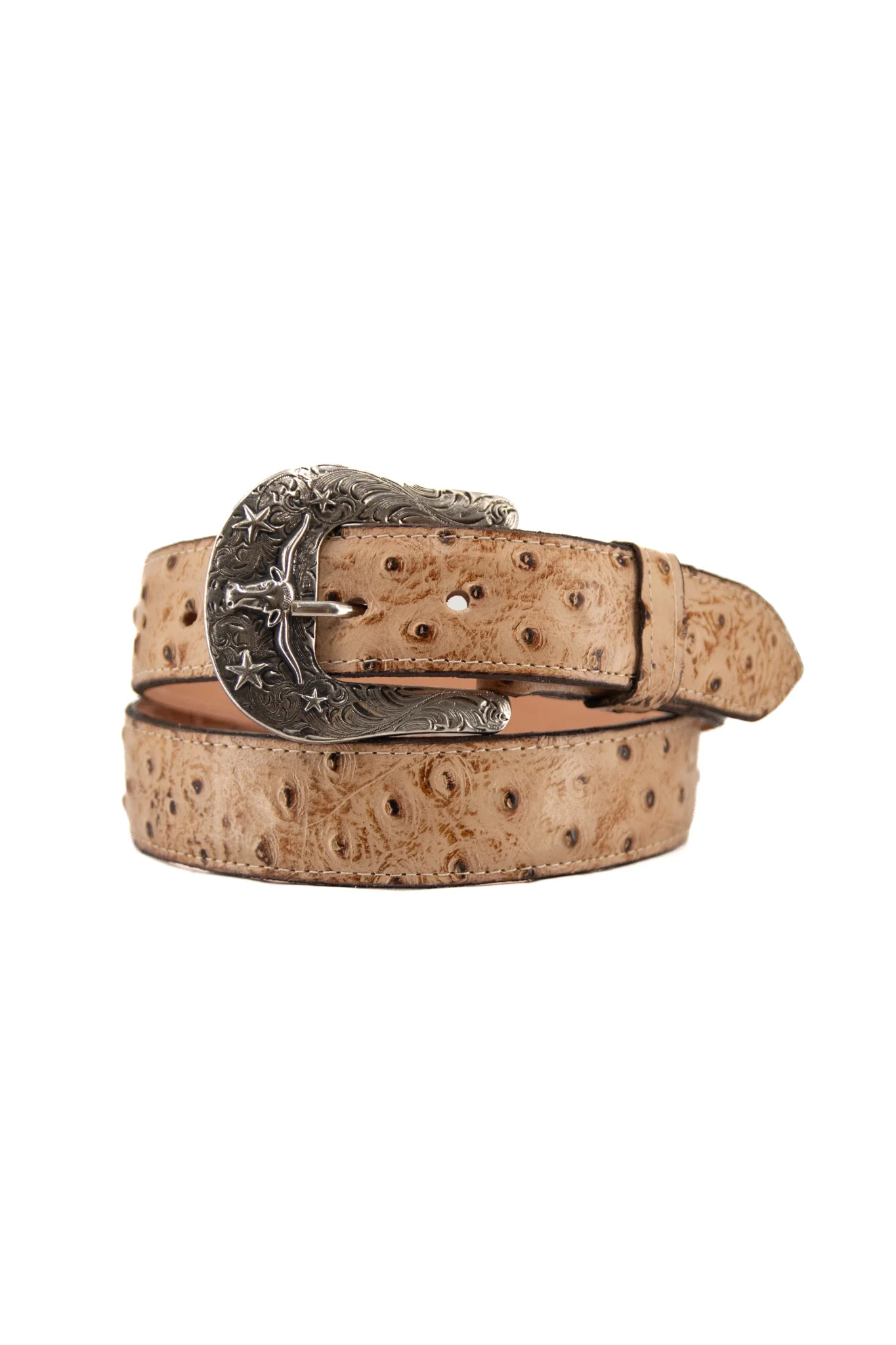 Ostrich Ranch Cowboy Belt - Image 3