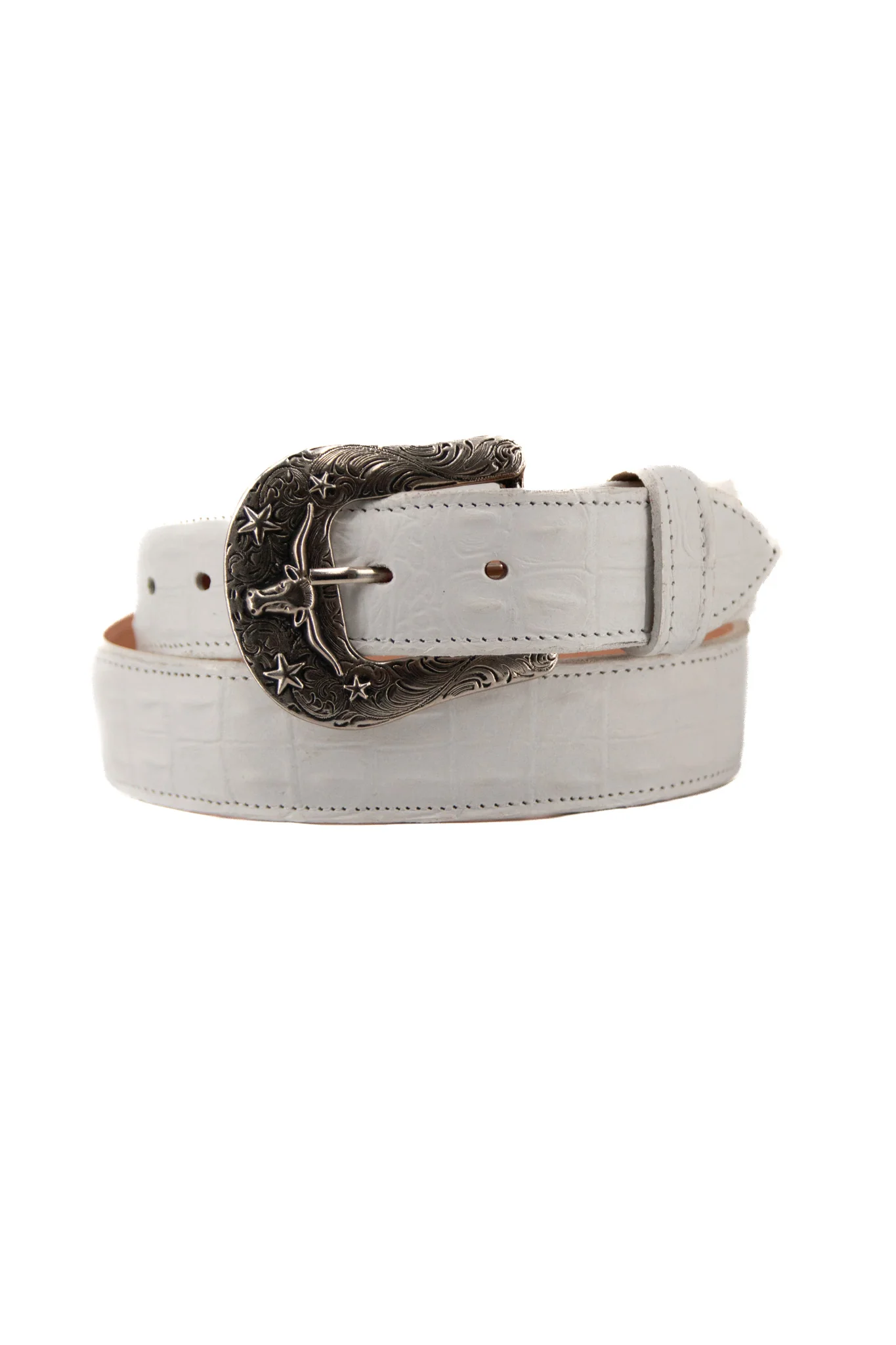 Caiman Hornback Cowboy Belt - Image 11
