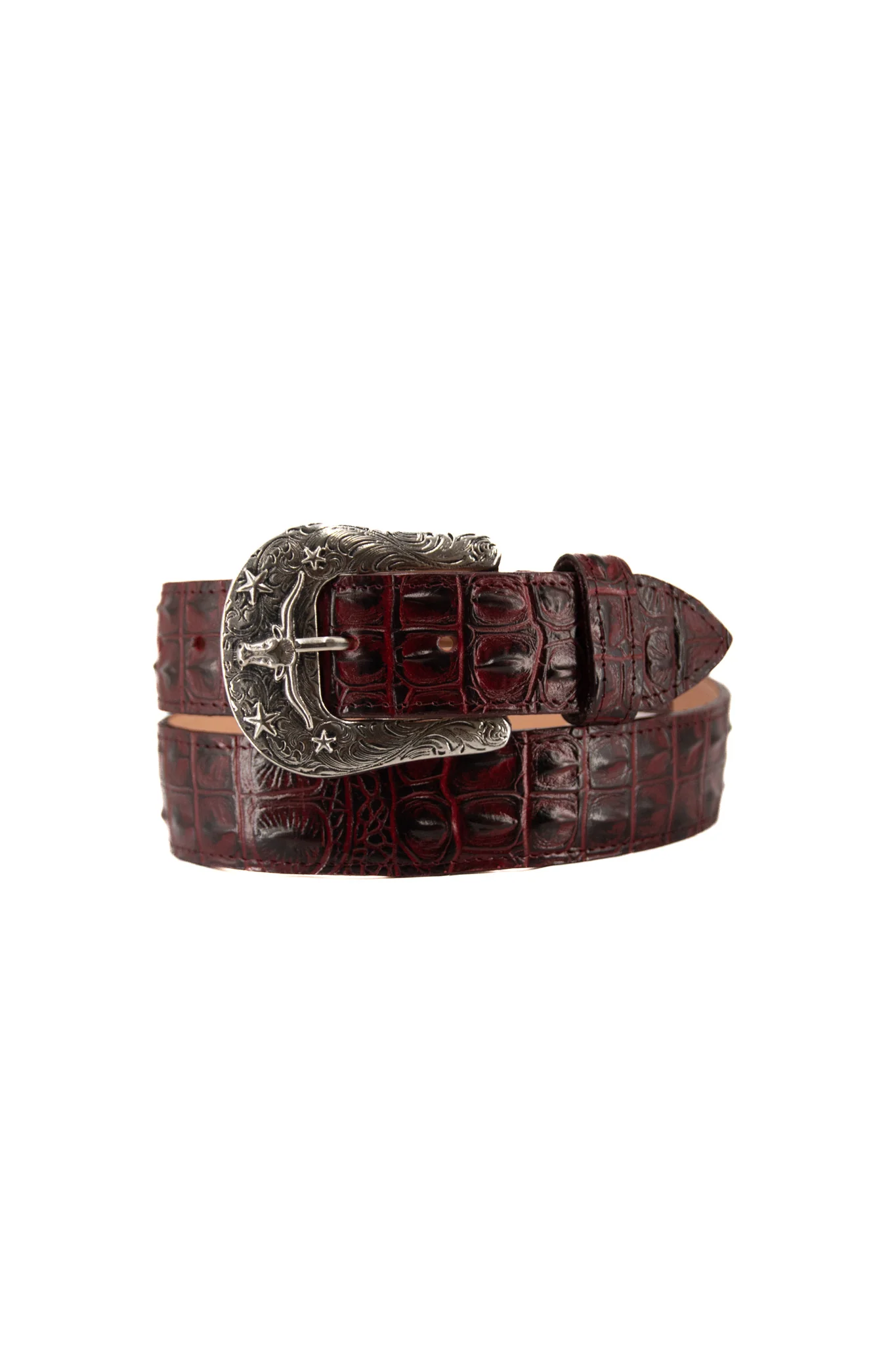 Caiman Hornback Cowboy Belt - Image 13