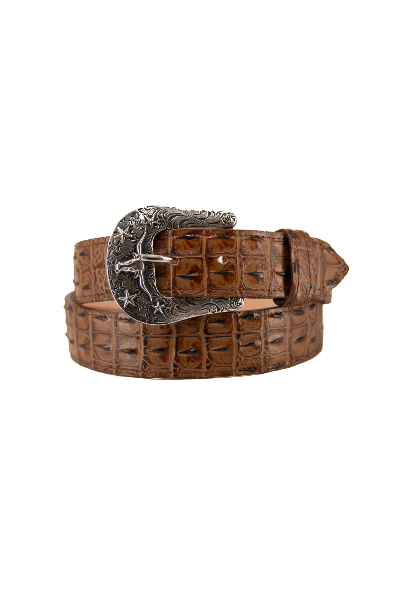 Caiman Hornback Cowboy Belt - Image 3