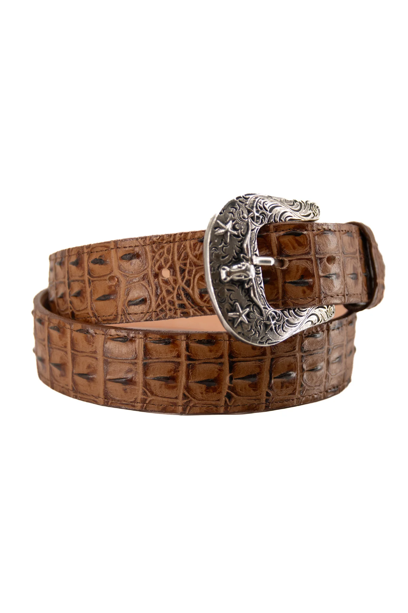 Caiman Hornback Cowboy Belt - Image 4