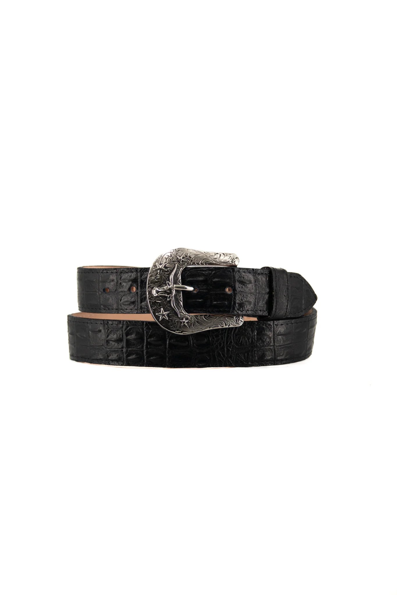 Caiman Hornback Cowboy Belt - Image 5