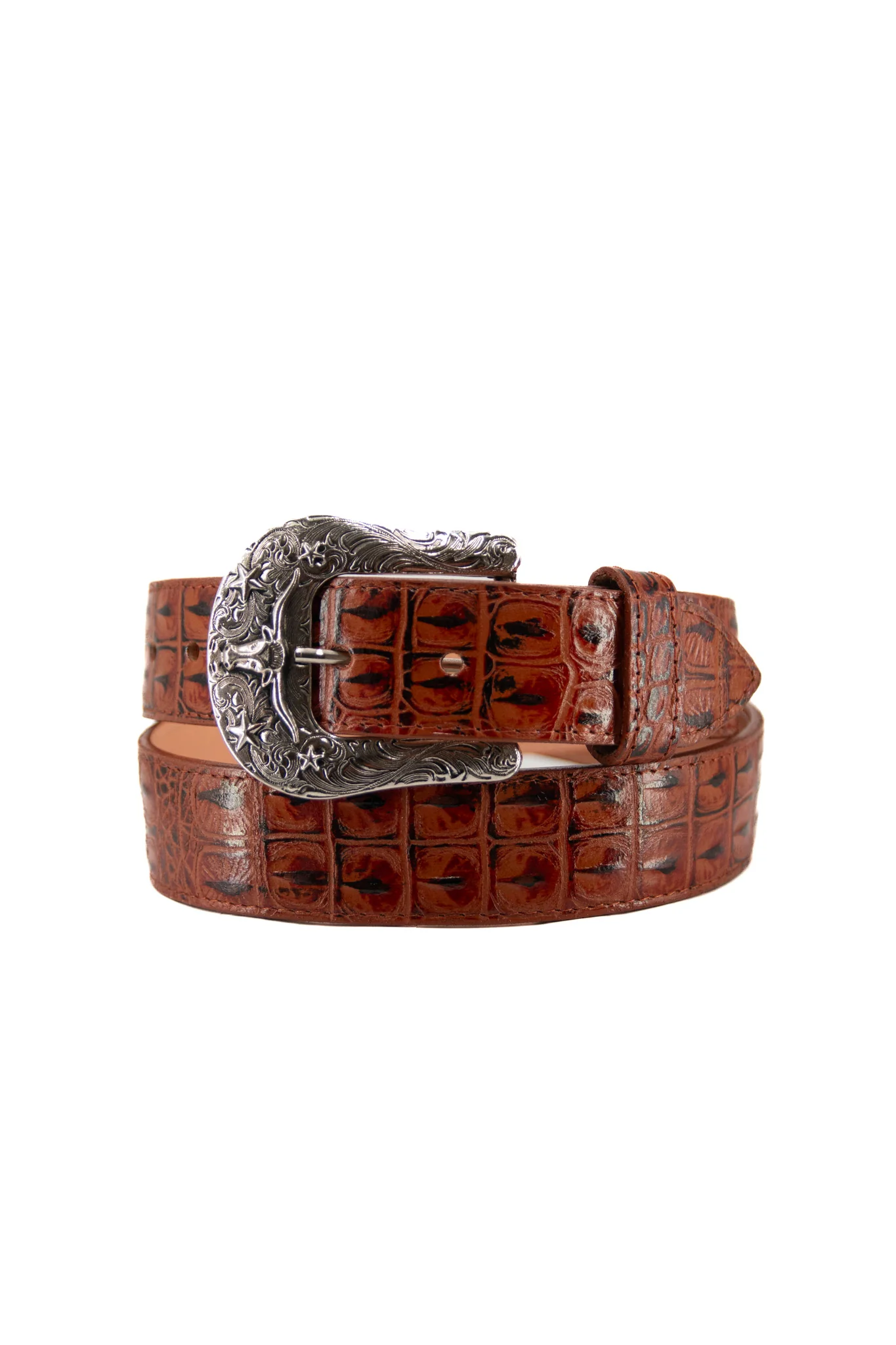 Caiman Hornback Cowboy Belt - Image 7