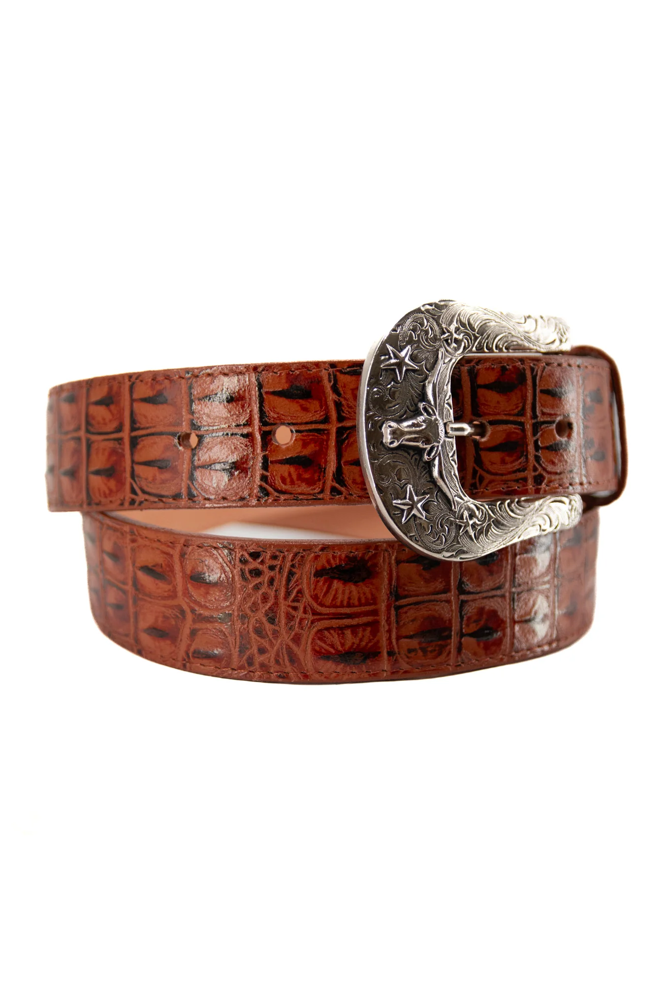 Caiman Hornback Cowboy Belt - Image 8