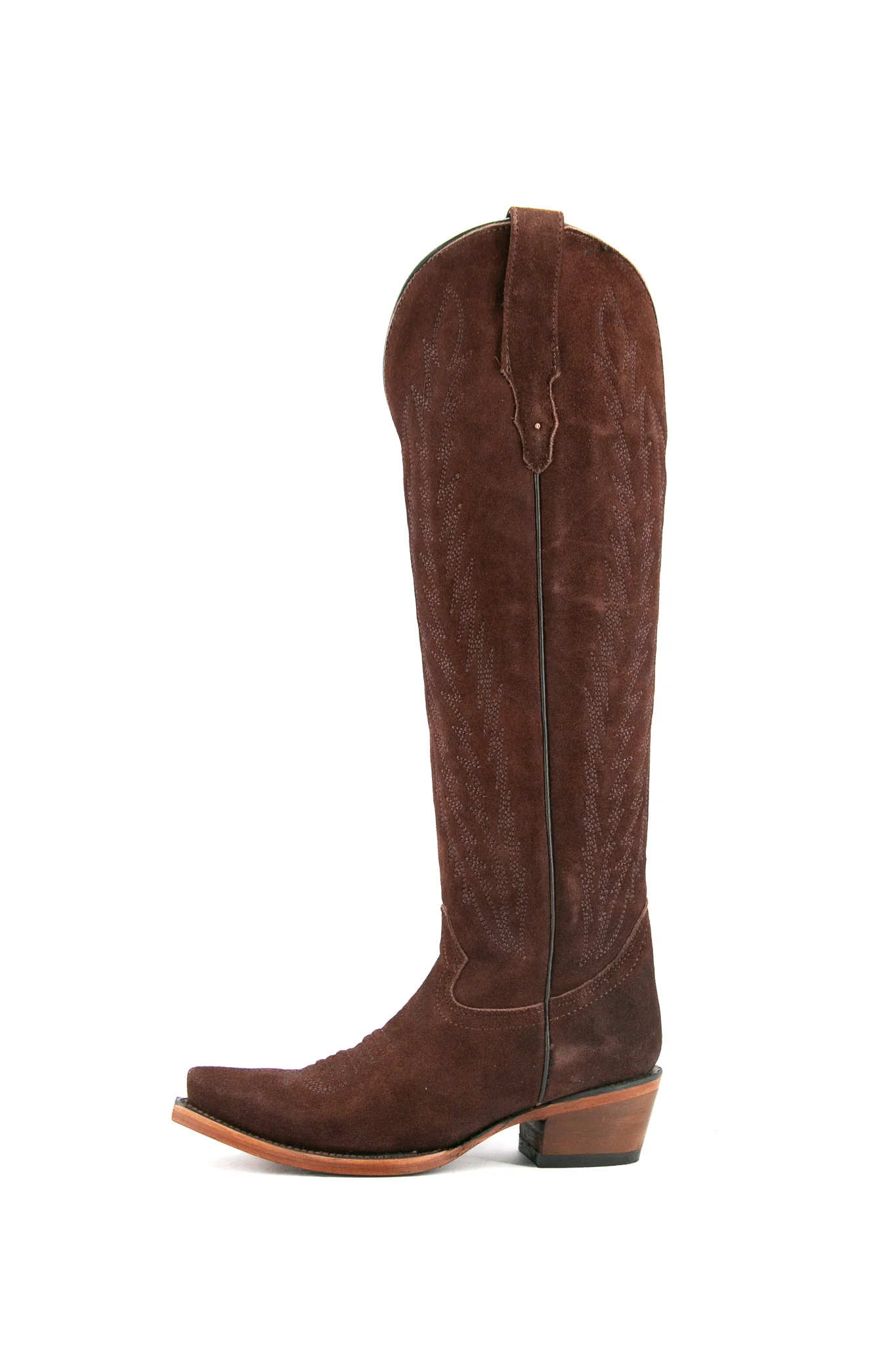 Georgina Gamuza Nude Tall Snip Toe Cowgirl Boot - Image 13