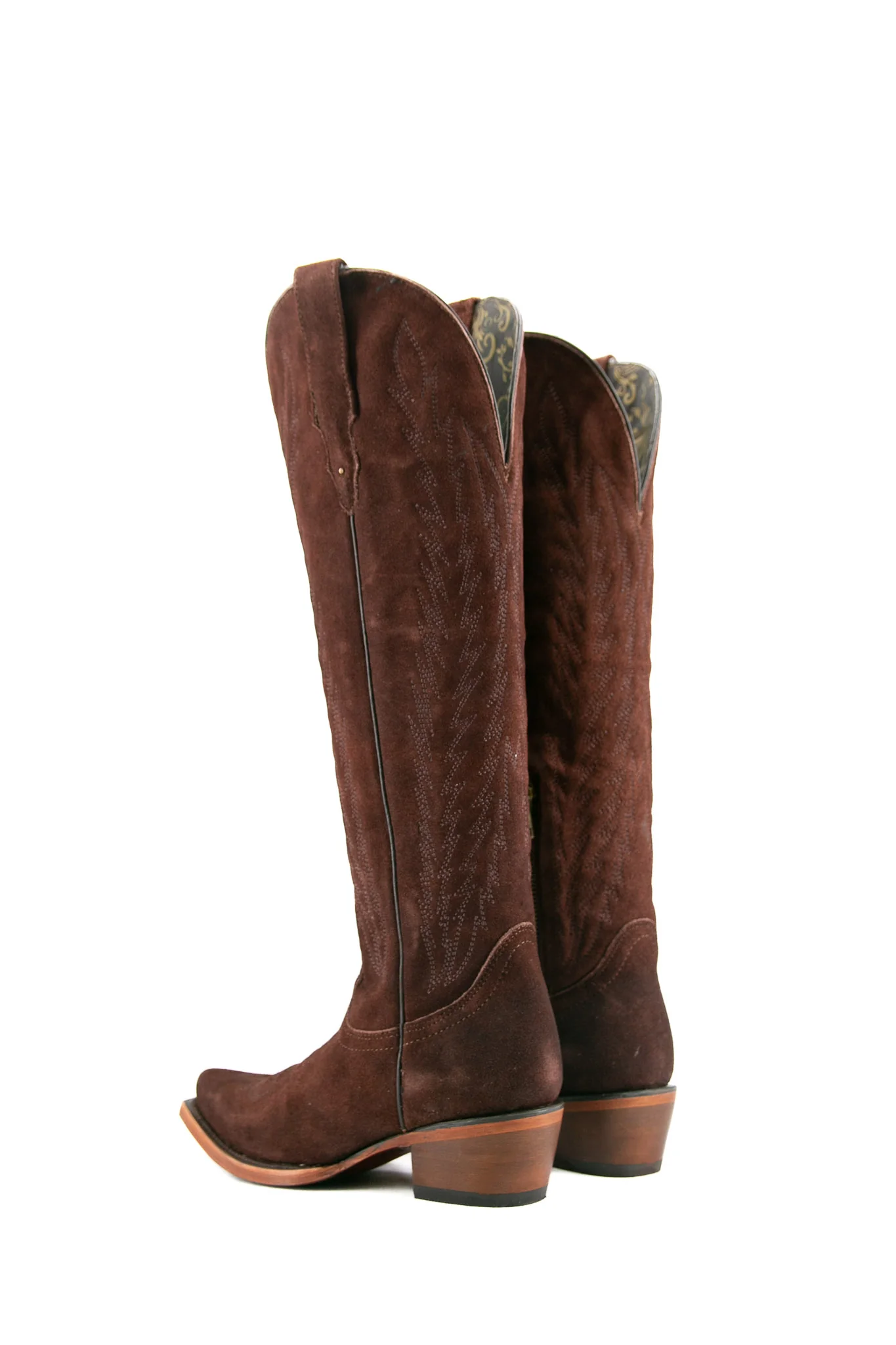 Georgina Gamuza Nude Tall Snip Toe Cowgirl Boot - Image 14