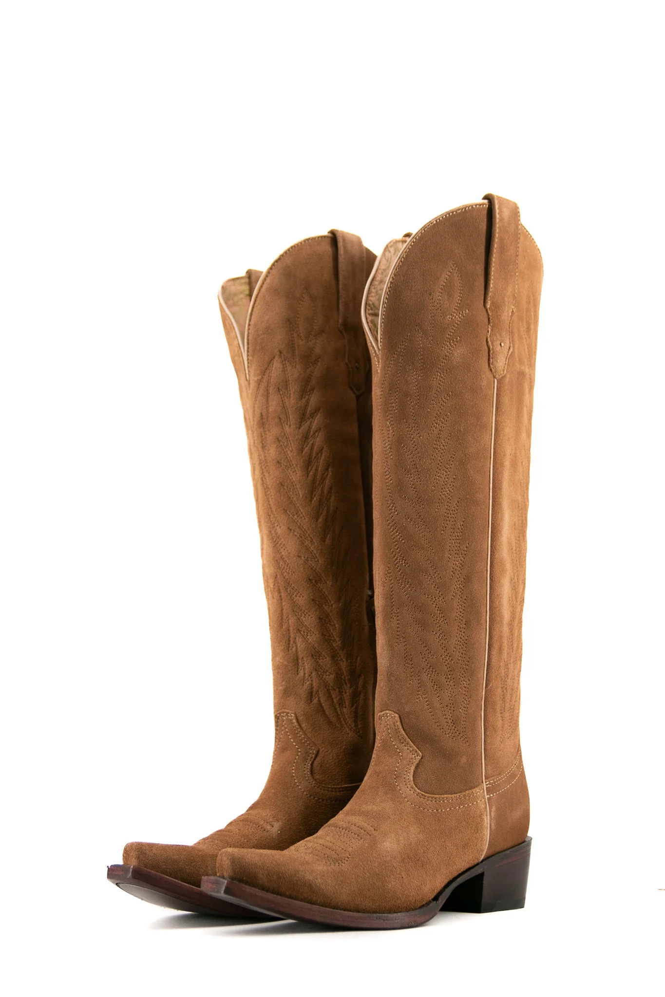 Georgina Gamuza Nude Tall Snip Toe Cowgirl Boot - Image 17