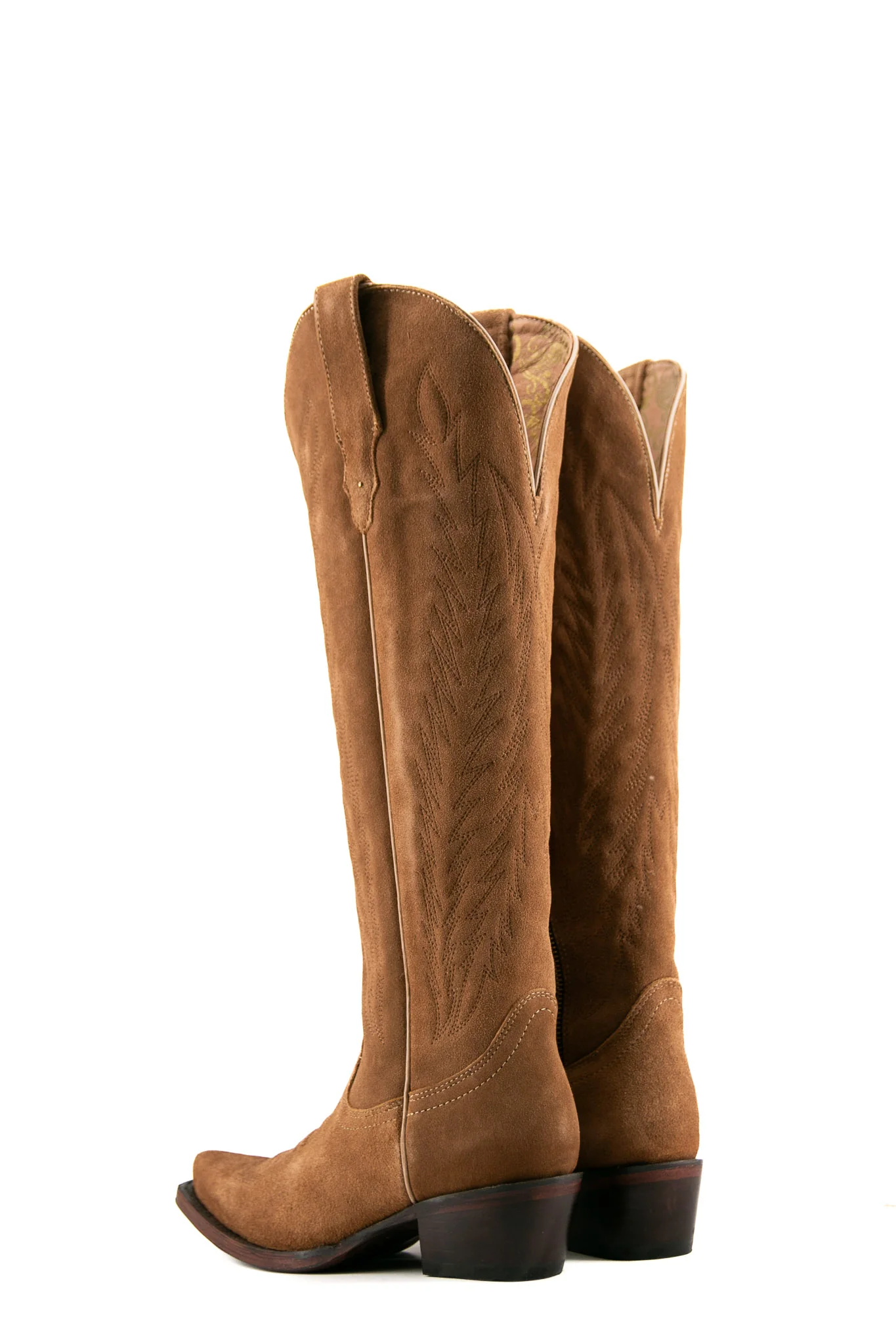 Georgina Gamuza Nude Tall Snip Toe Cowgirl Boot - Image 19
