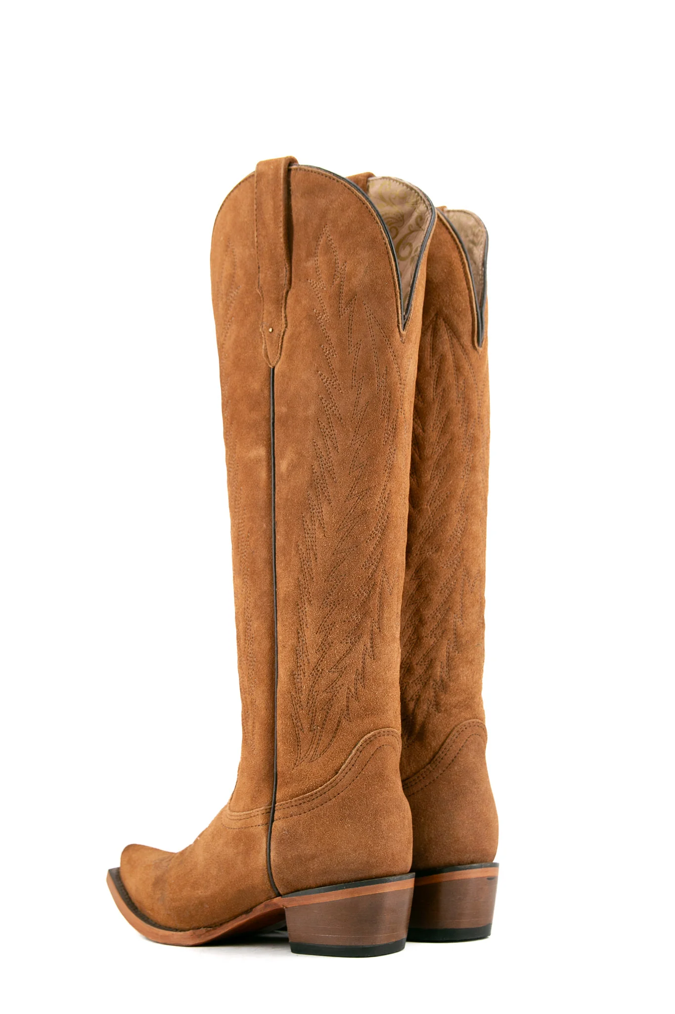 Georgina Gamuza Nude Tall Snip Toe Cowgirl Boot - Image 9