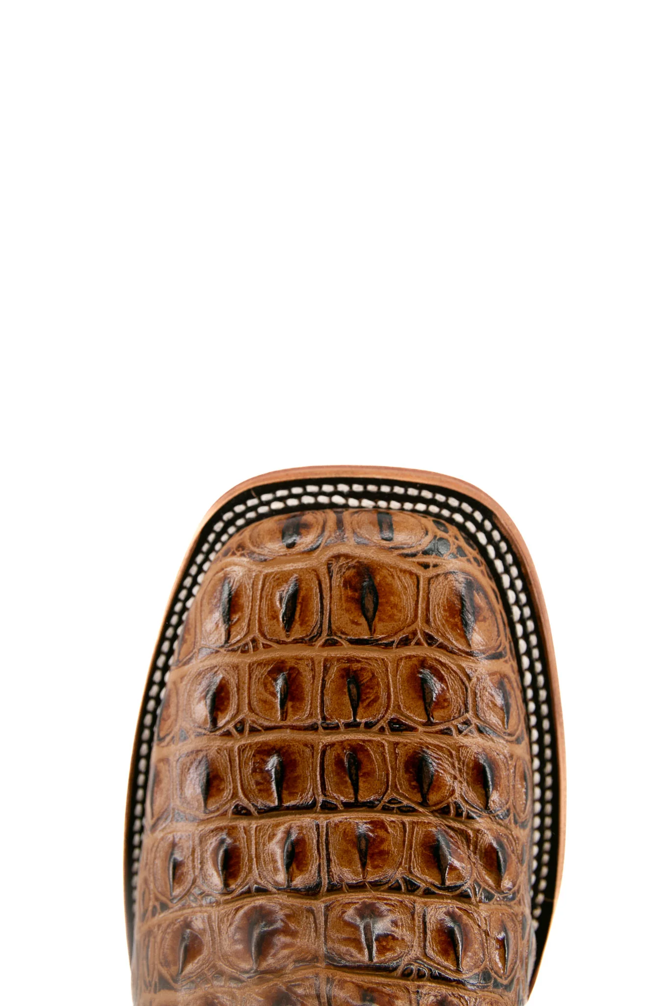 Caiman Hornback Square Toe Cowboy Boot - Image 10