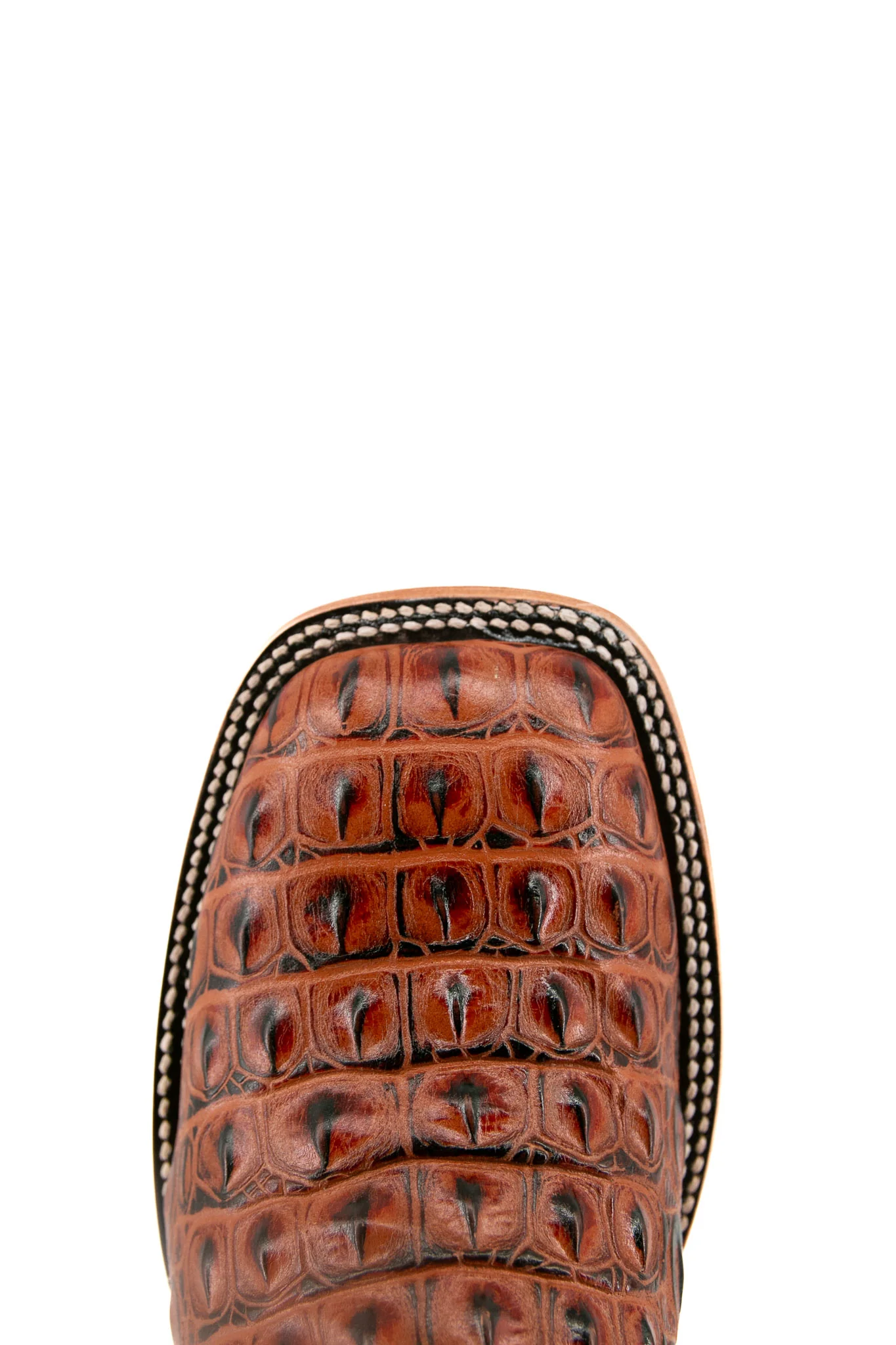 Caiman Hornback Square Toe Cowboy Boot - Image 15