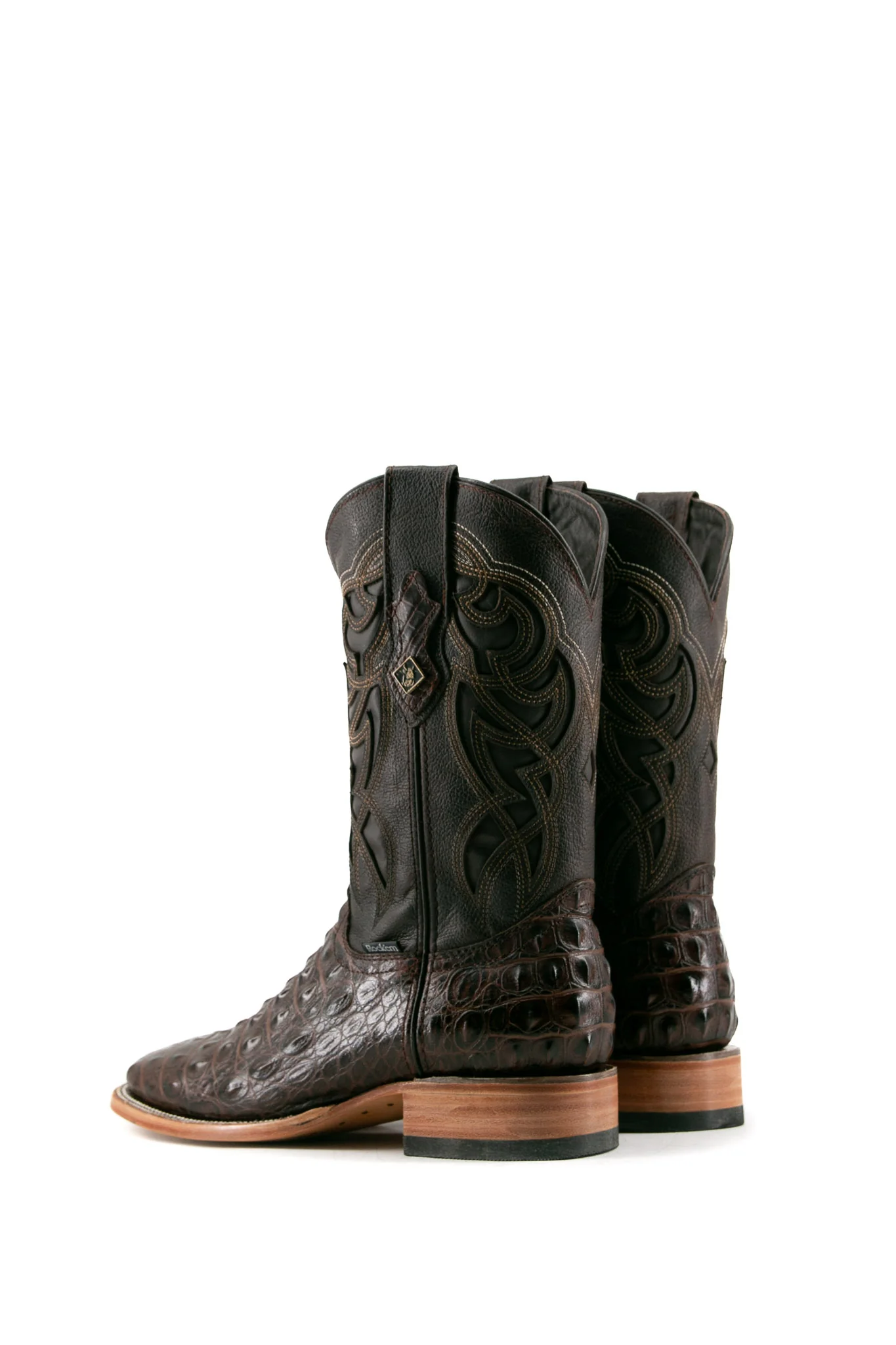 Caiman Hornback Square Toe Cowboy Boot - Image 23