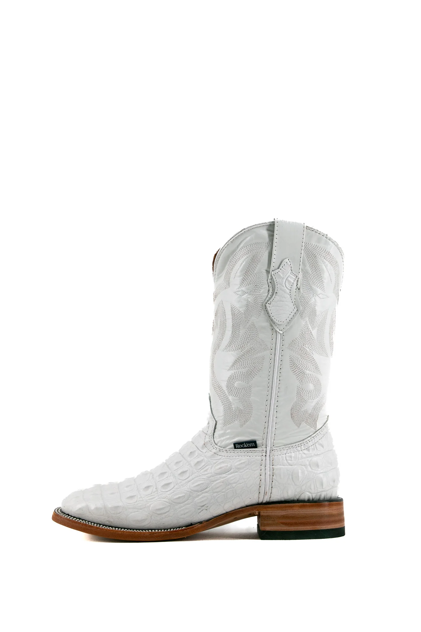 Caiman Hornback Square Toe Cowboy Boot - Image 27