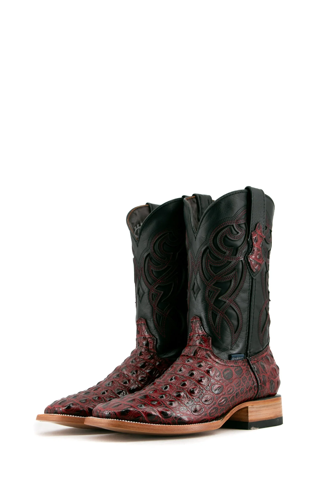 Caiman Hornback Square Toe Cowboy Boot - Image 31