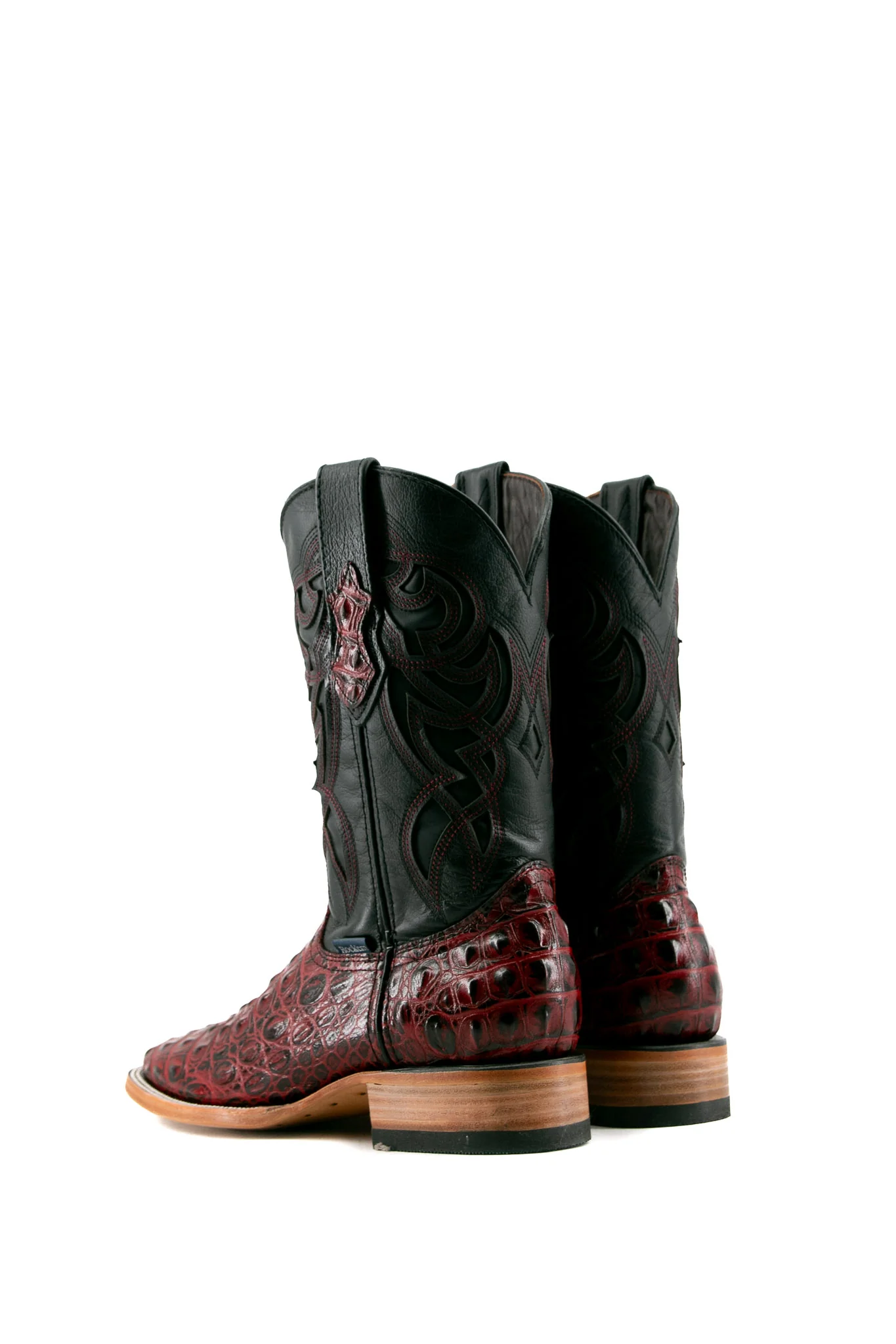 Caiman Hornback Square Toe Cowboy Boot - Image 33