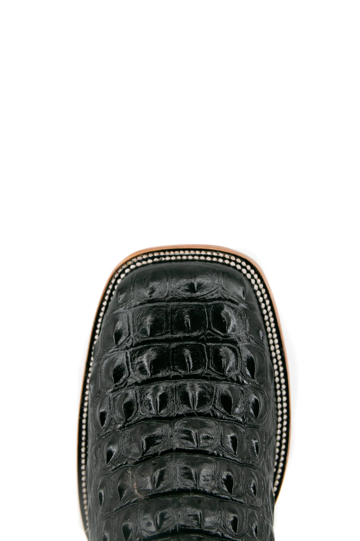 Caiman Hornback Square Toe Cowboy Boot - Image 5