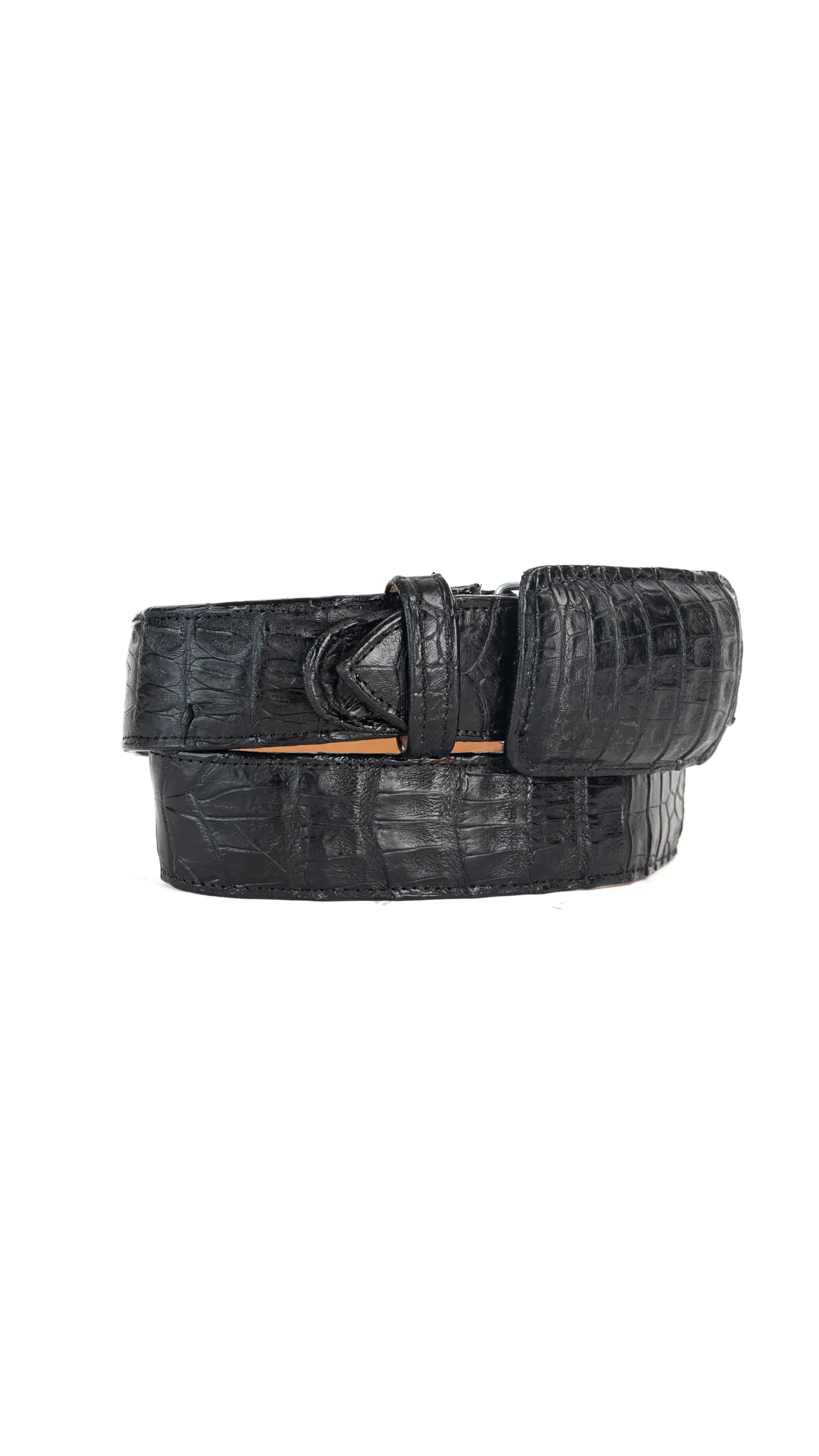 Tommy Exotic Caiman Cowboy Belt - Image 2