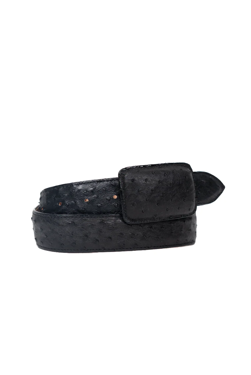 Tommy Exotic Ostrich Cowboy Belt - Image 8