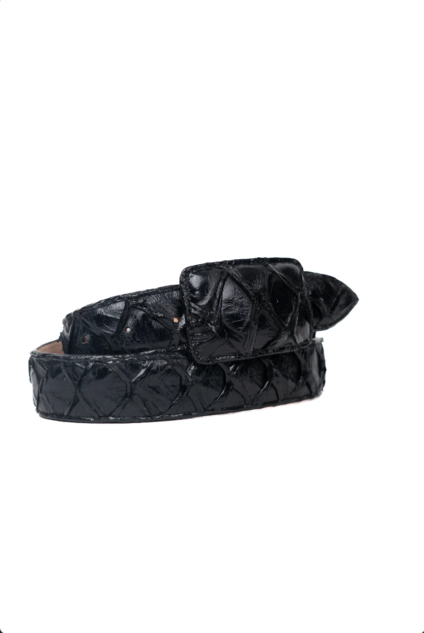 Tommy Exotic Pirarucu Cowboy Belt - Image 17