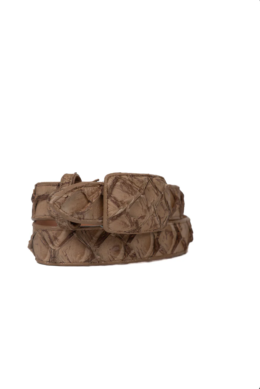 Tommy Exotic Pirarucu Cowboy Belt - Image 21