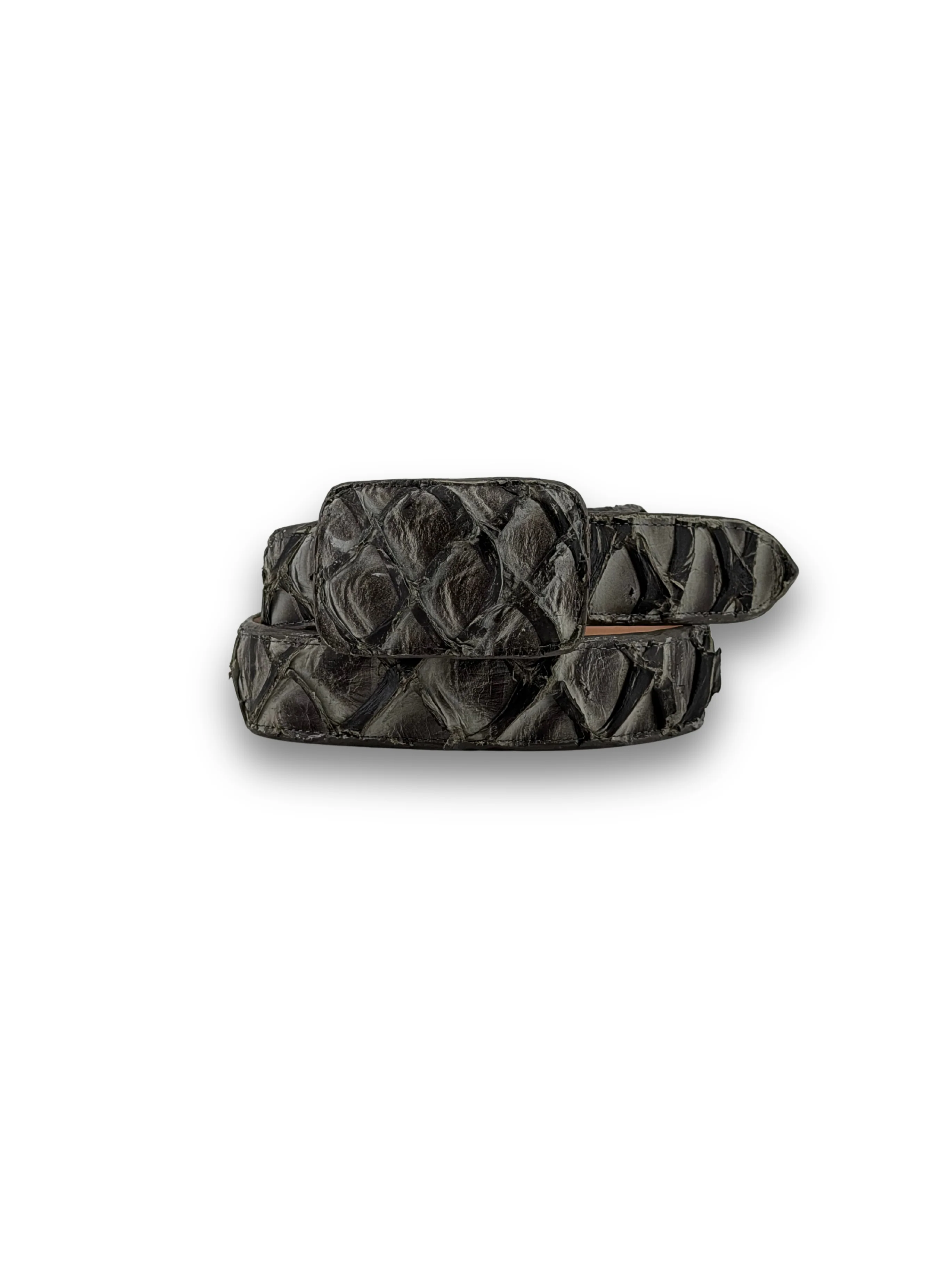 Tommy Exotic Pirarucu Cowboy Belt - Image 24