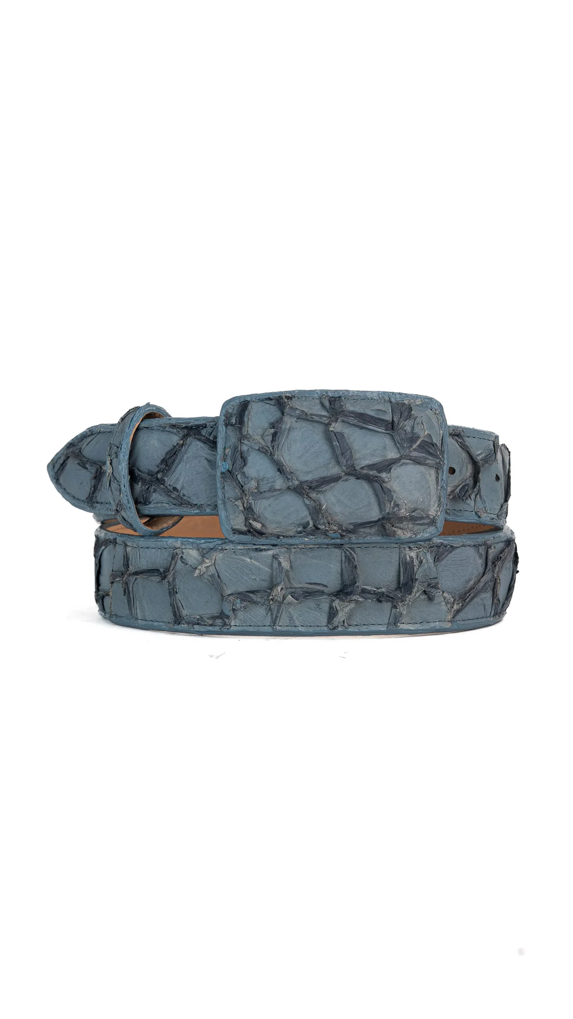 Tommy Exotic Pirarucu Cowboy Belt - Image 6