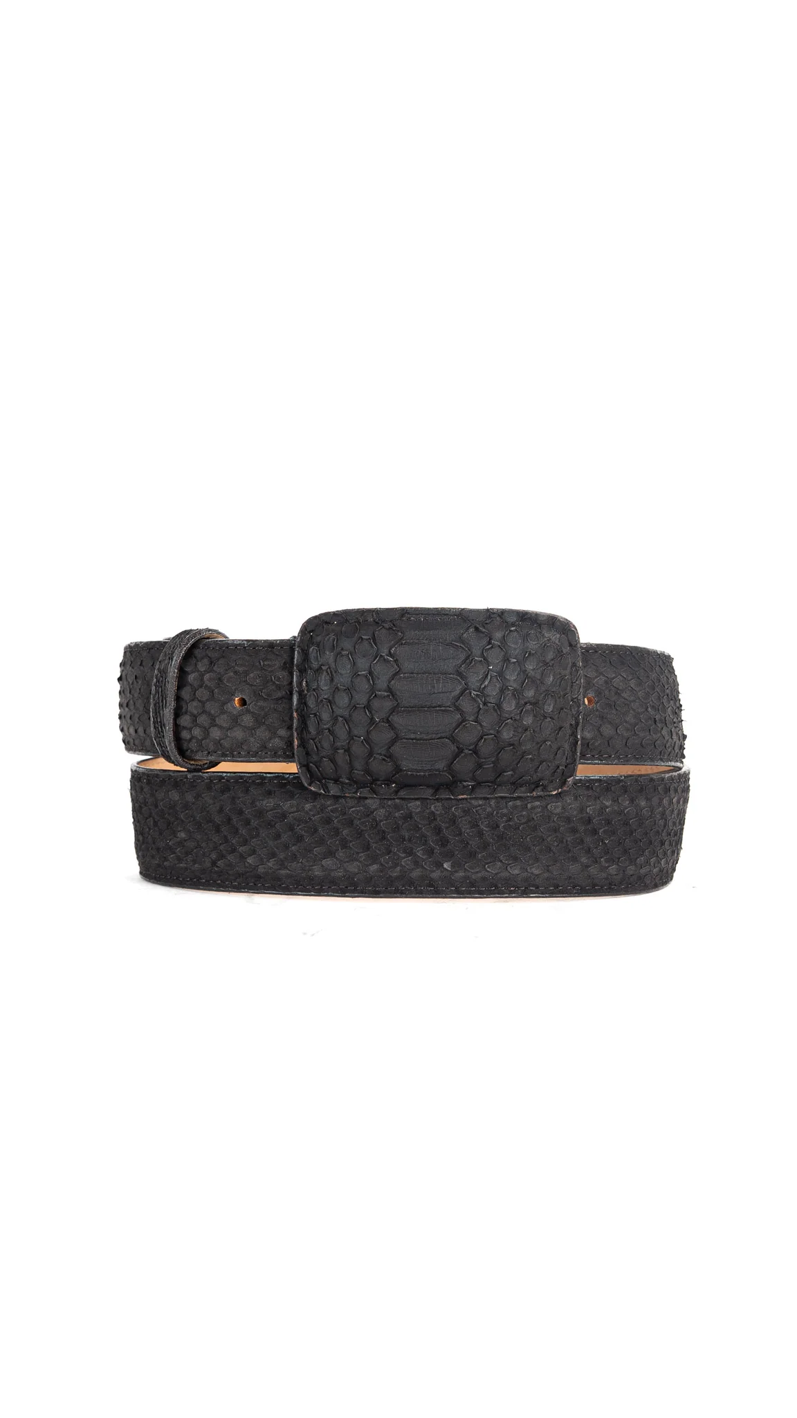Tommy Exotic Python Cowboy Belt