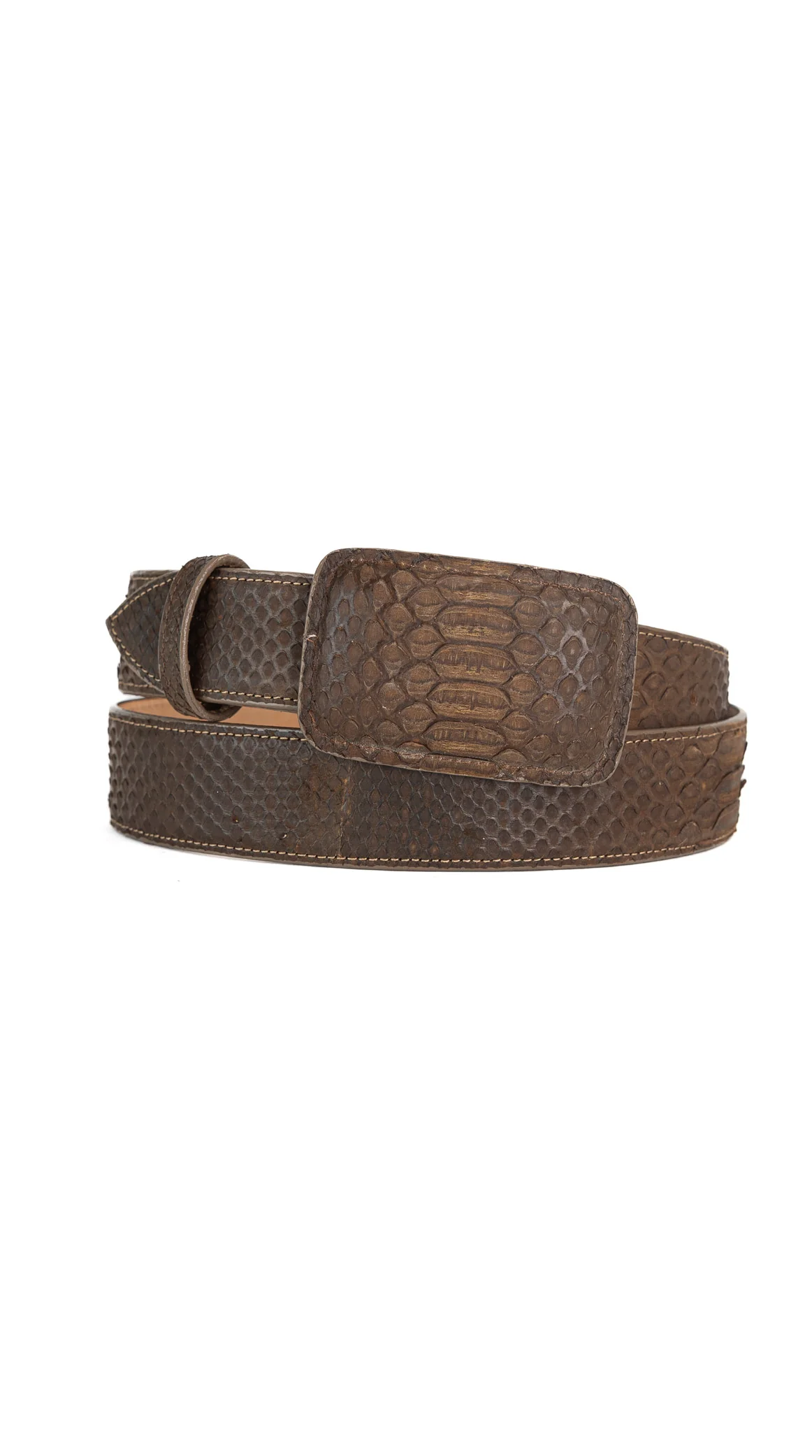 Tommy Exotic Python Cowboy Belt - Image 5