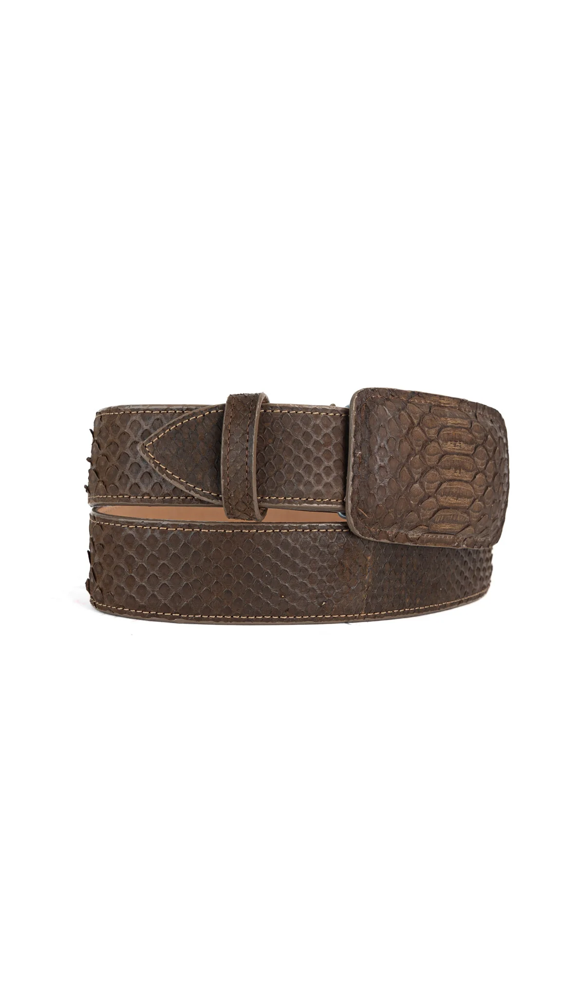 Tommy Exotic Python Cowboy Belt - Image 6