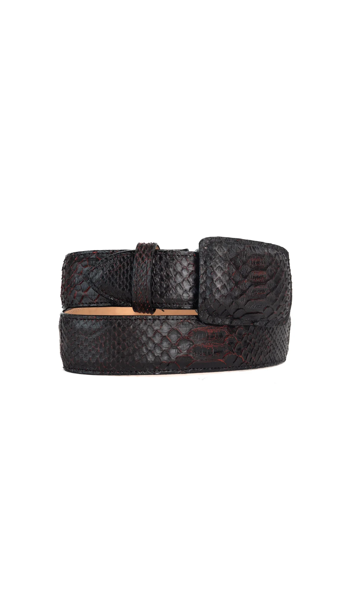 Tommy Exotic Python Cowboy Belt - Image 7